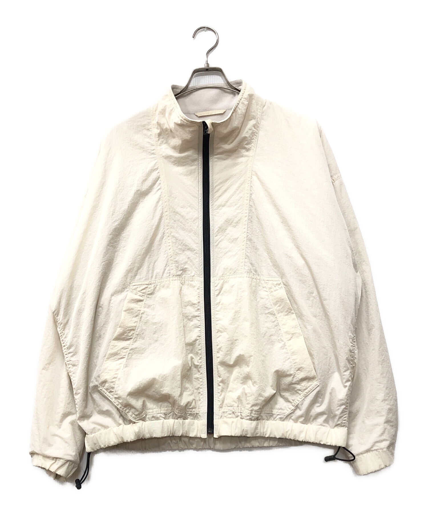 中古・古着通販】YLEVE (イレーヴ) ナイロンブルゾン ホワイト サイズ
