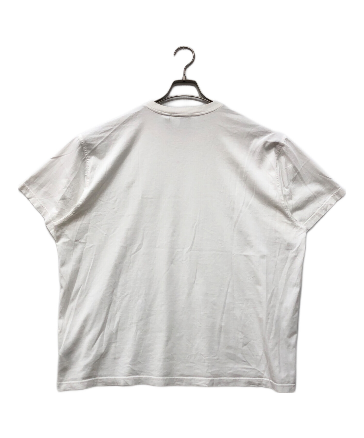 中古・古着通販】BURBERRY (バーバリー) ロゴ刺繍Tシャツ ホワイト 