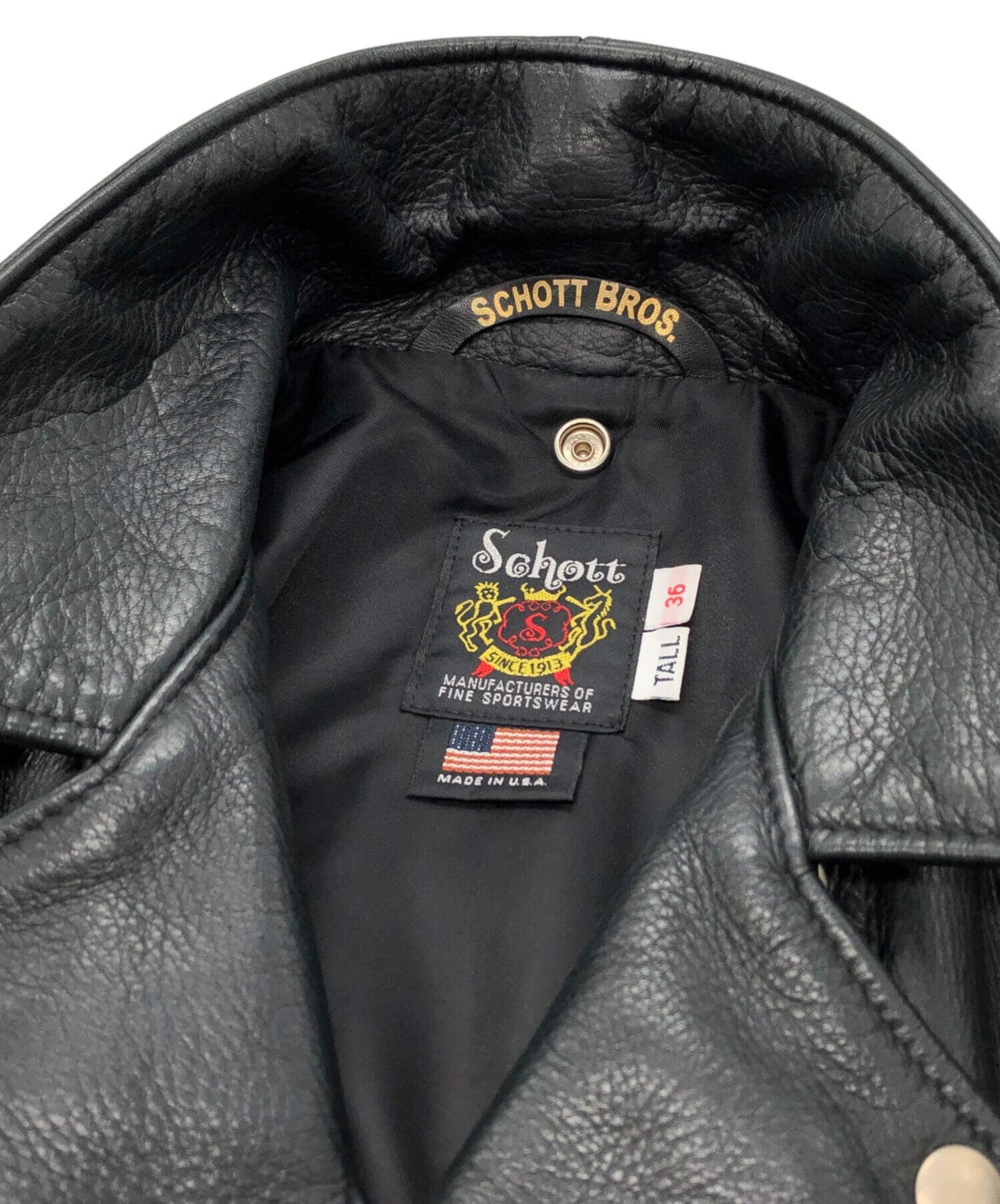 【古着屋GOGO】Schott Bros.ブラックパディングジャケットXL 183735050.jpg?cmsp_timestamp=