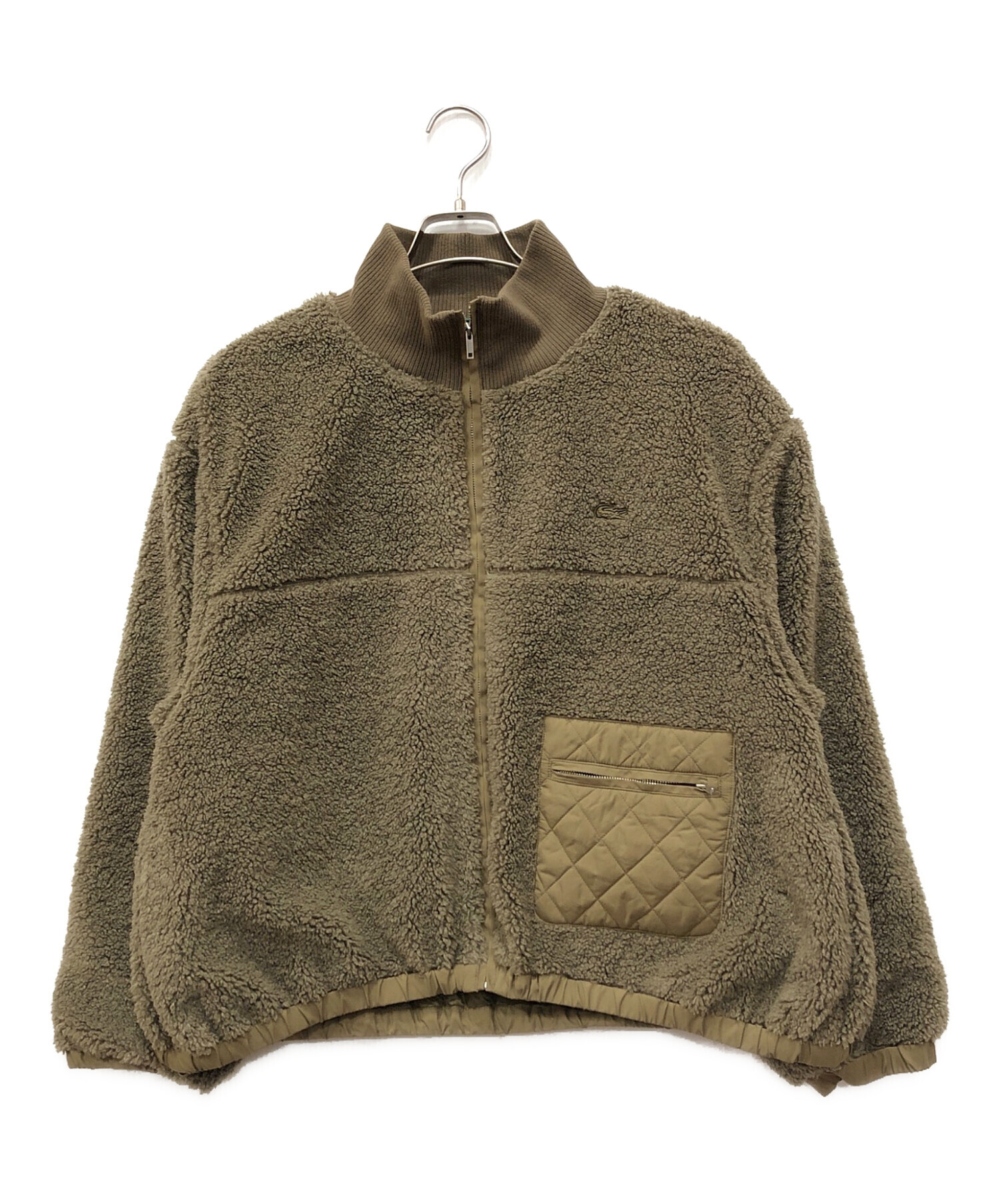 中古・古着通販】LACOSTE (ラコステ) リブニットスタンドカラーボア 