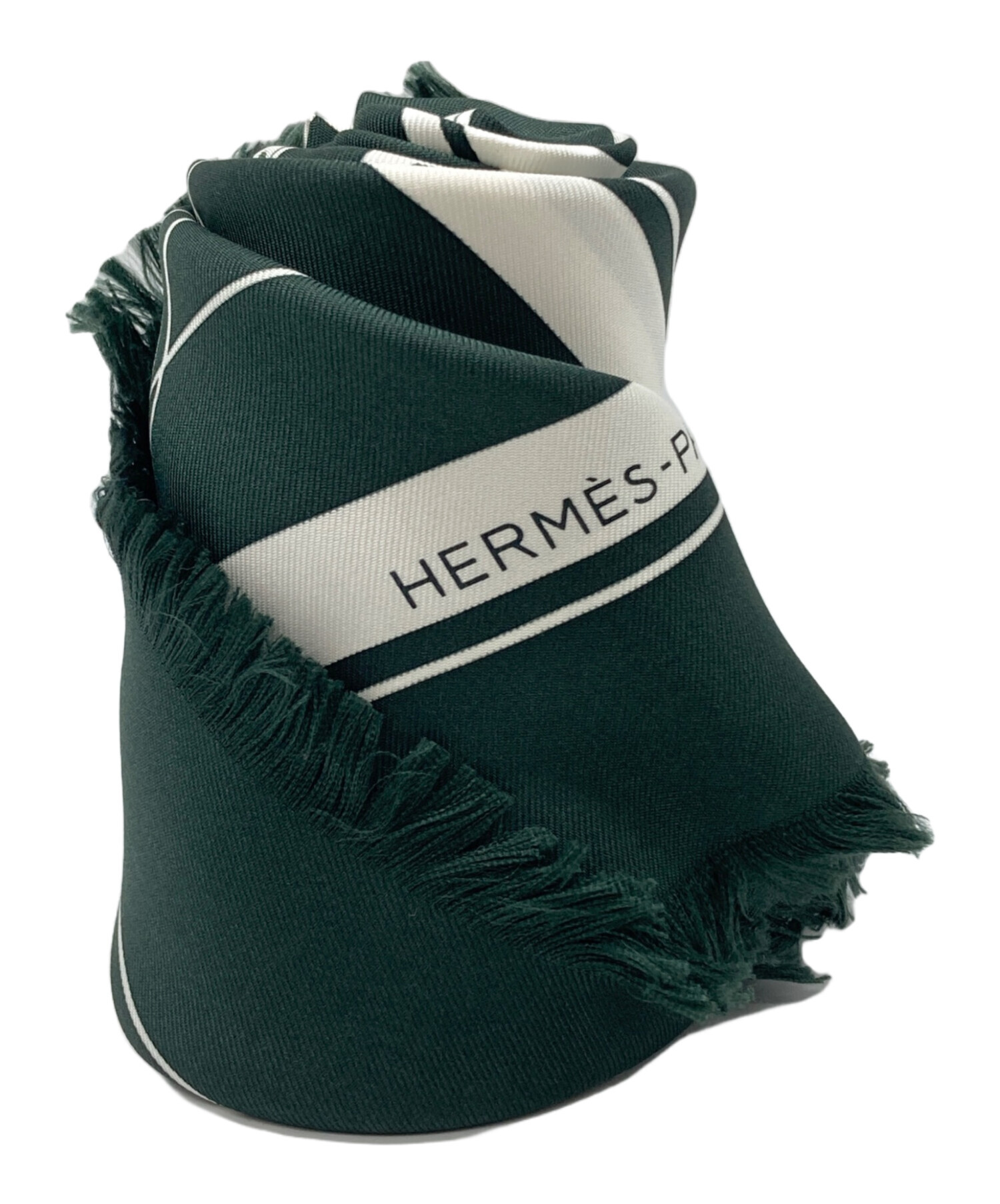 中古・古着通販】HERMES (エルメス) カレ80 グリーン サイズ:下記参照