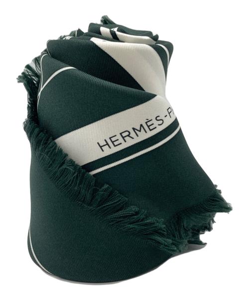 中古・古着通販】HERMES (エルメス) カレ80 グリーン サイズ:下記参照