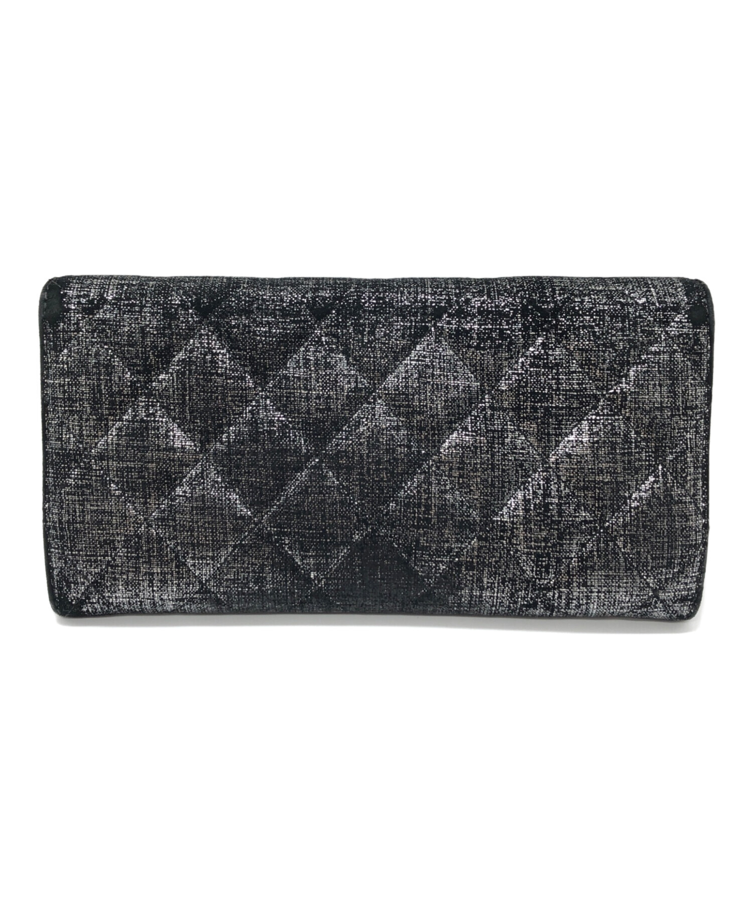 中古・古着通販】CHANEL (シャネル) 2つ折り財布 シルバー 中古・古着通販】CHANEL (シャネル) 2つ折り財布 シルバー