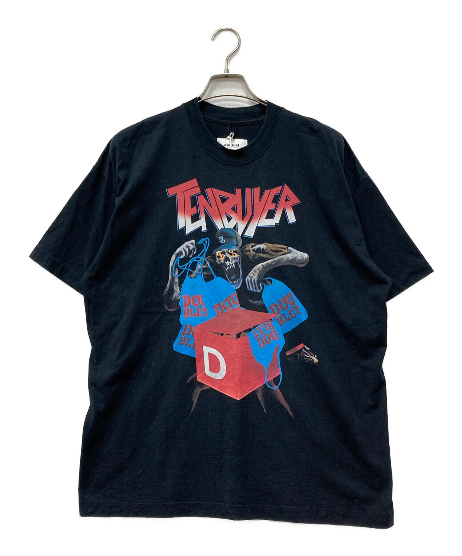 中古・古着通販】doublet (ダブレット) TENBUYER T-SHIRT ブラック
