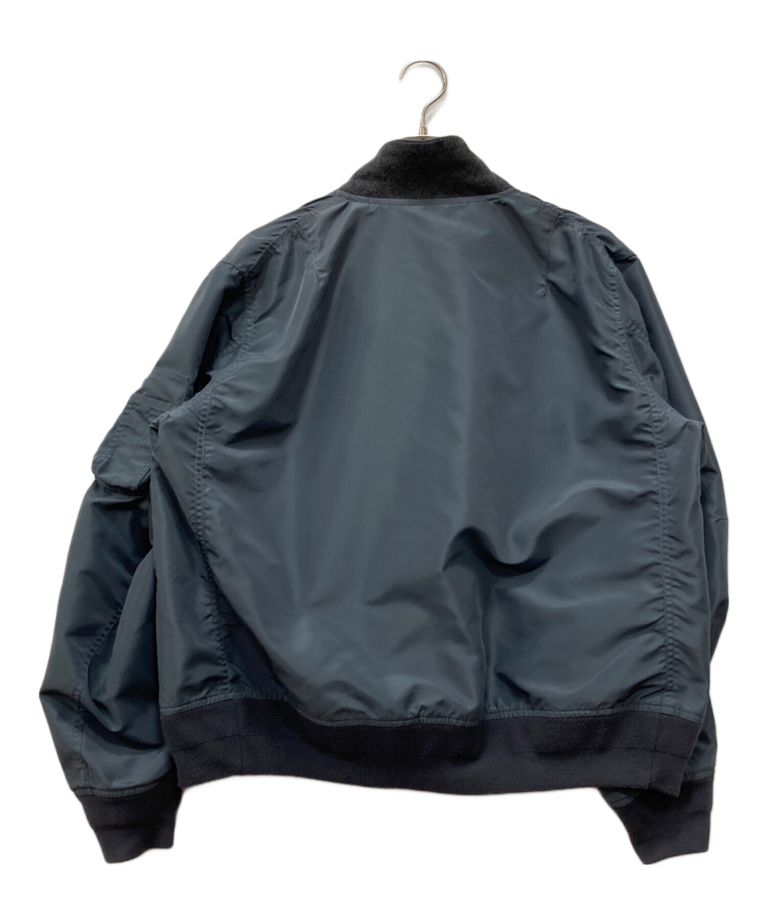中古・古着通販】sacai (サカイ) Nylon Twill Jacket グレー サイズ:1