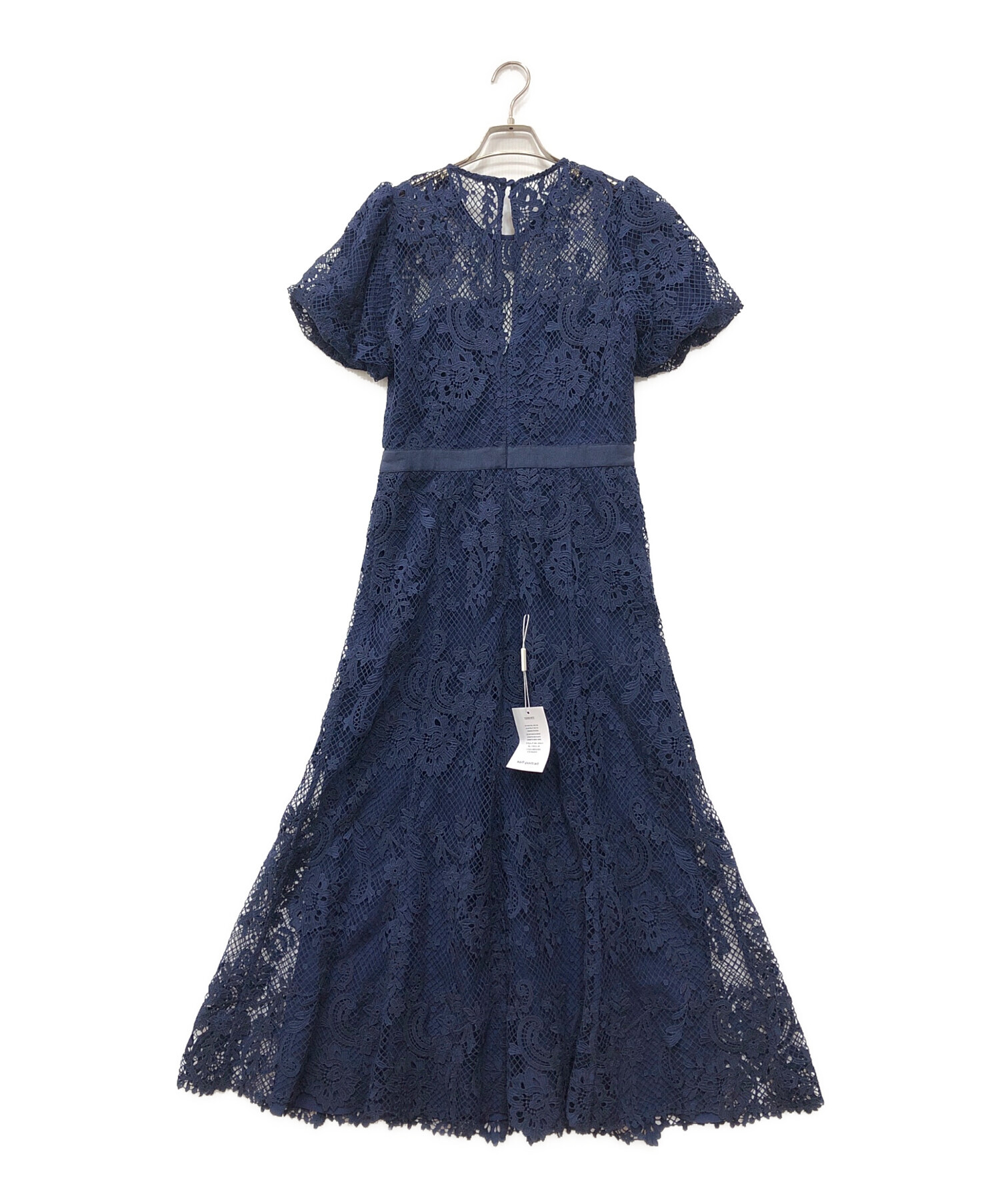 中古・古着通販】SELF PORTRAIT (セルフ ポートレイト) Navy Lace Midi 