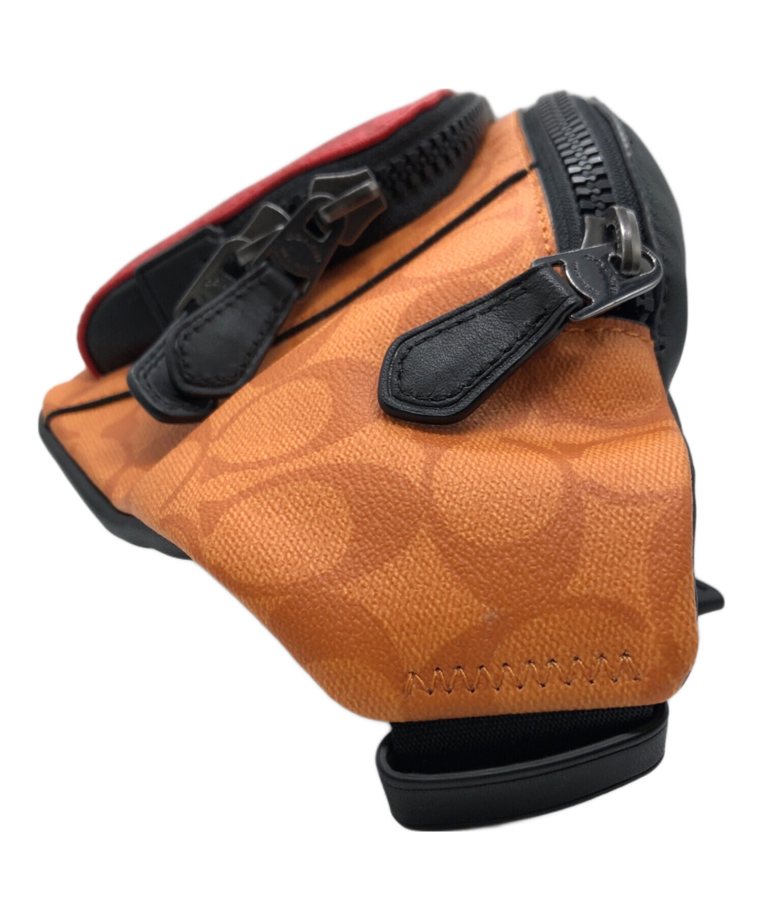 コーチ ウエストポーチ オレンジ