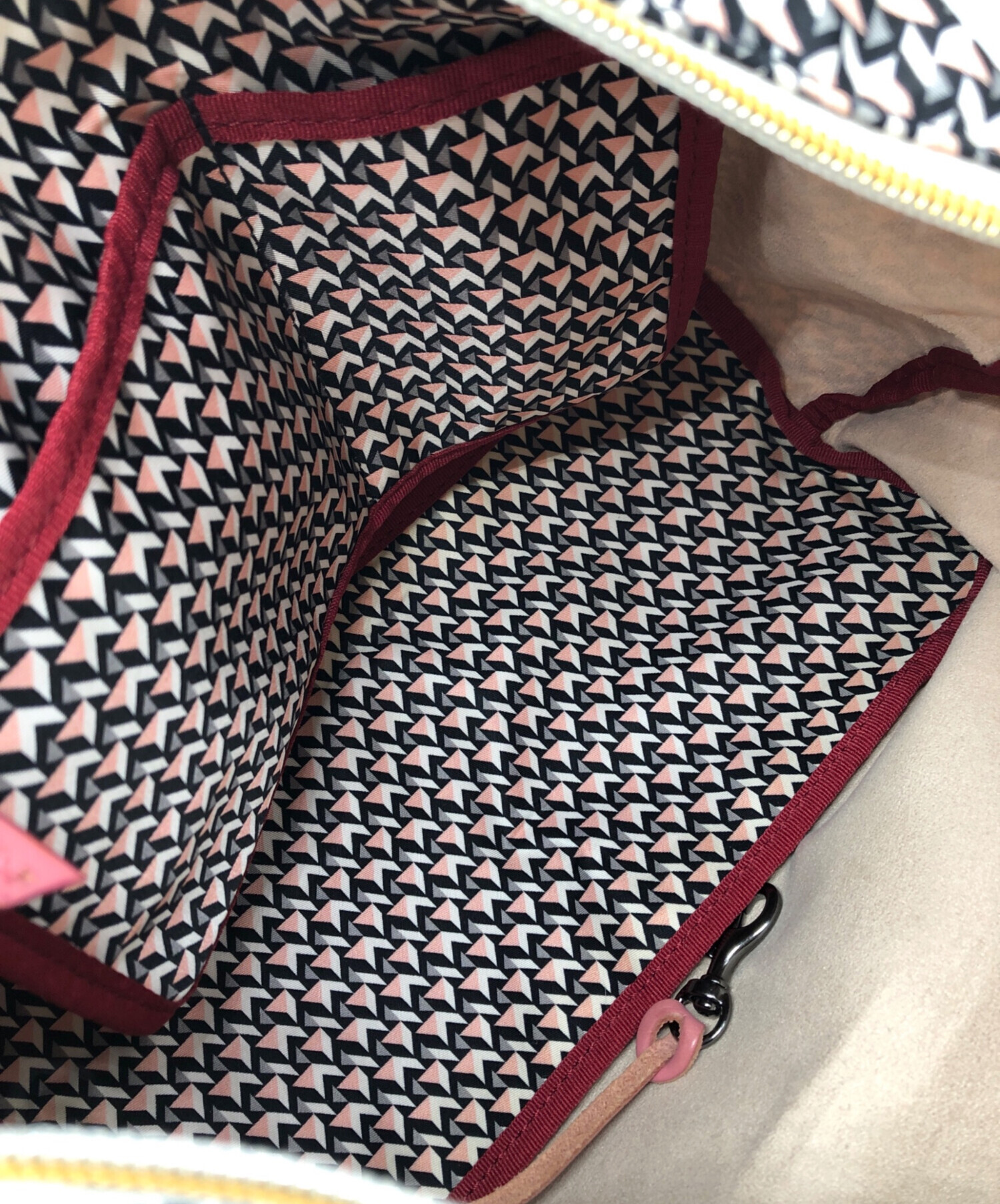 ★【未開封・タグ付き新品】ロベルタピエリ●2wayバッグ●ピンク×薄グレー 中古・古着通販】ROBERTA PIERI (ロベルタピエリ) 2WAYバッグ ピンク