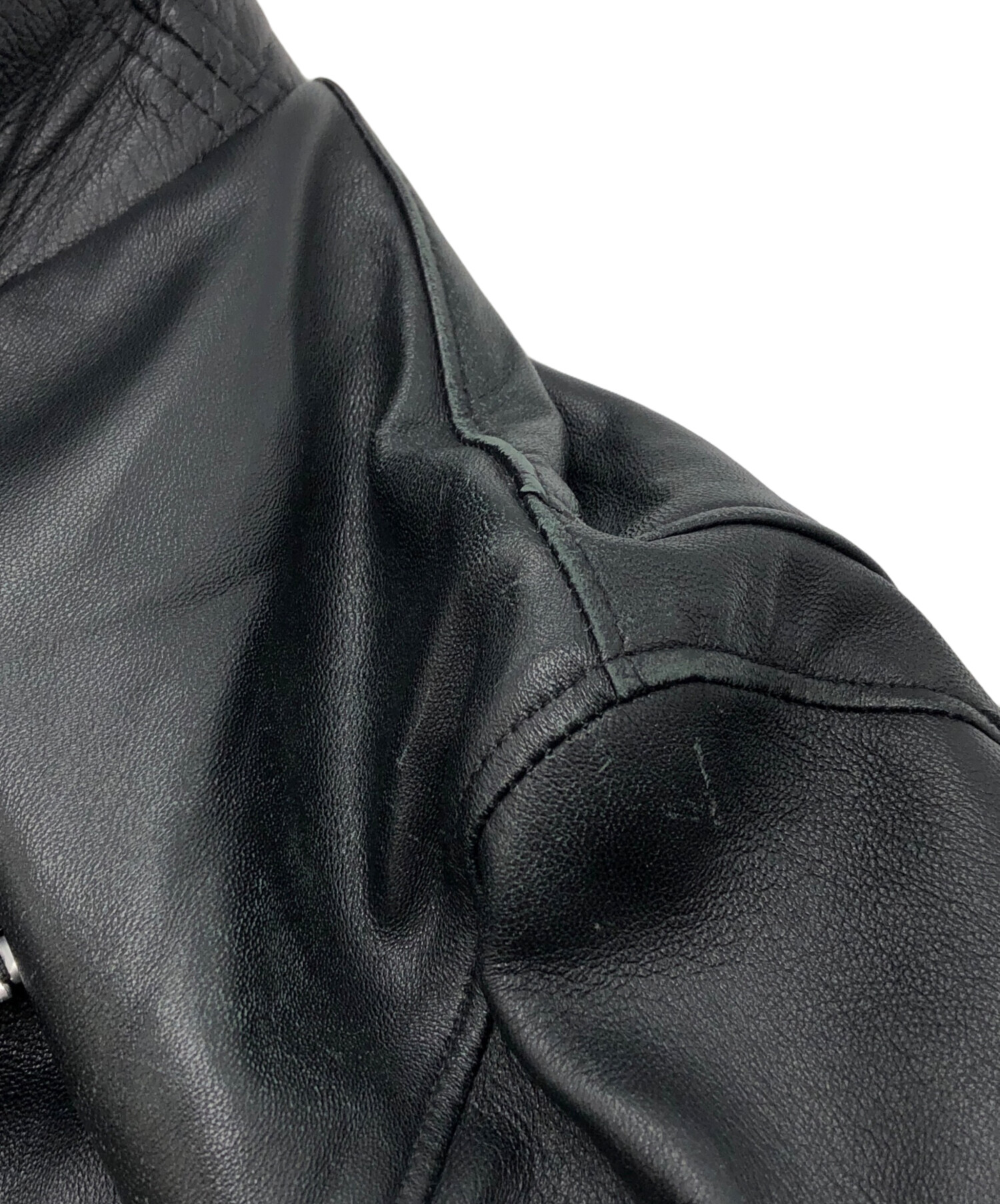 中古・古着通販】666 (666) レザーダブルライダースジャケット