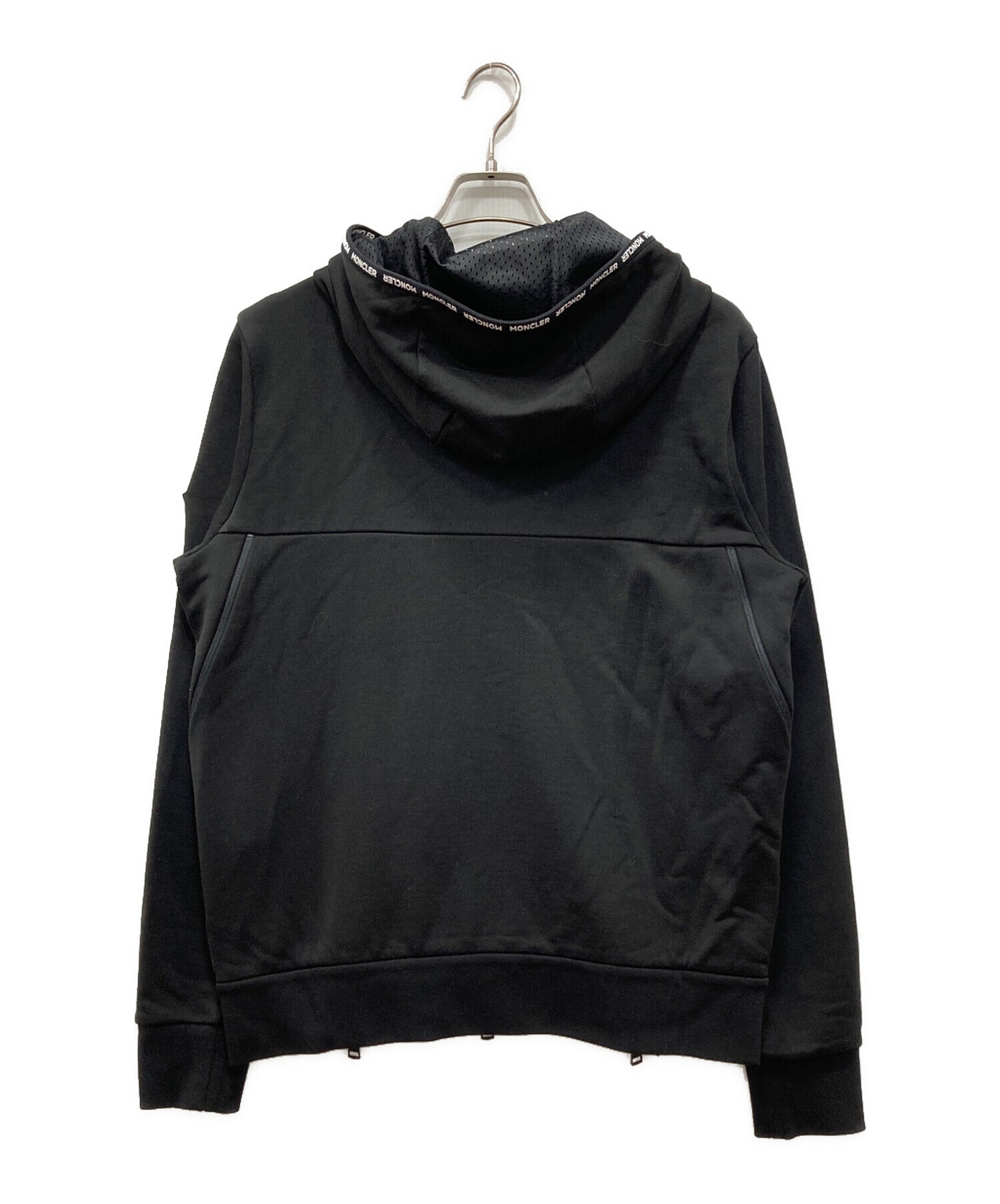 美品MONCLER 【美品】MONCLER モンクレール ロゴワッペン ジップアップ 