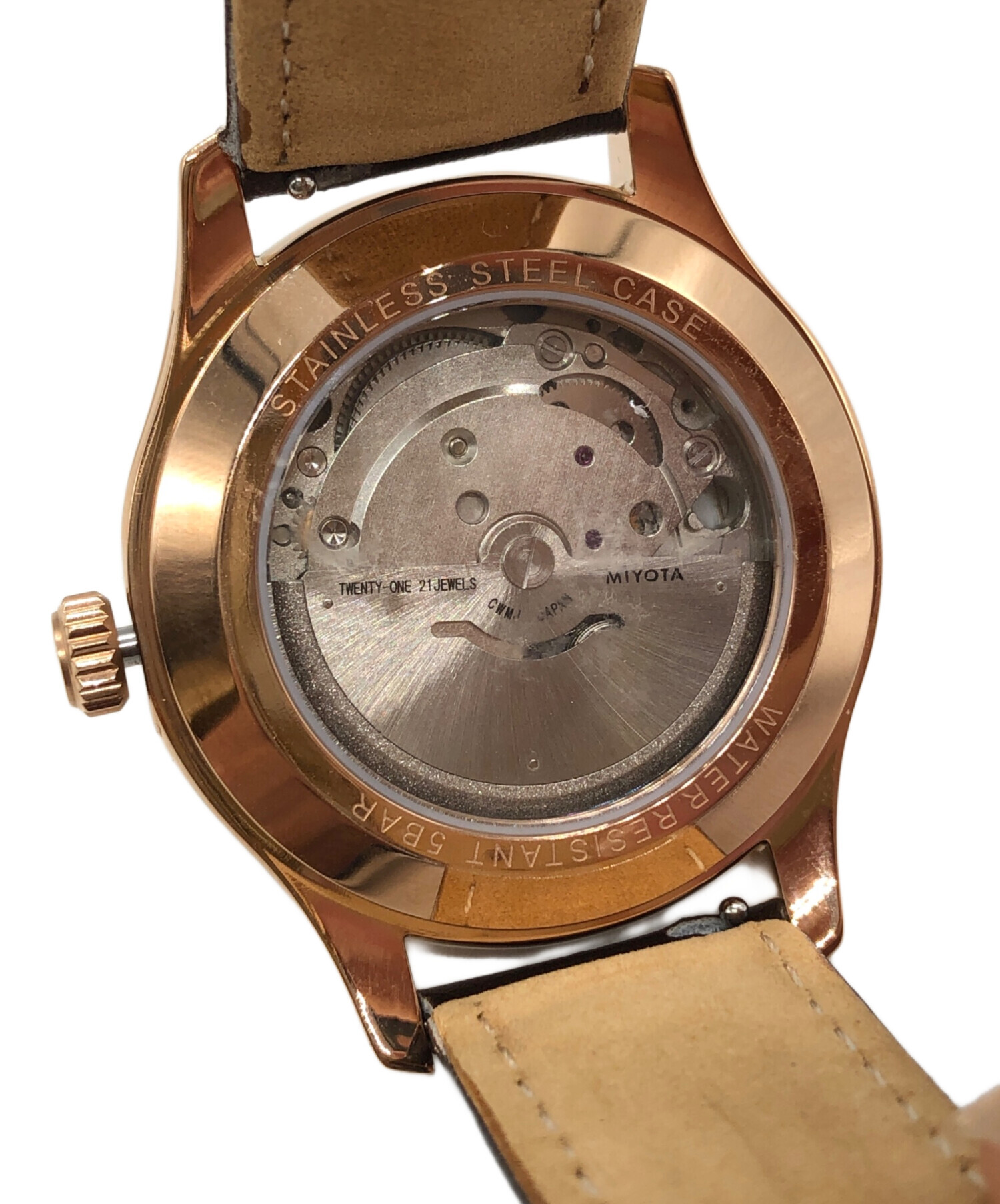 中古・古着通販】CTHY (シティ) ETHEREAL CLASSIC WATCH ベージュ
