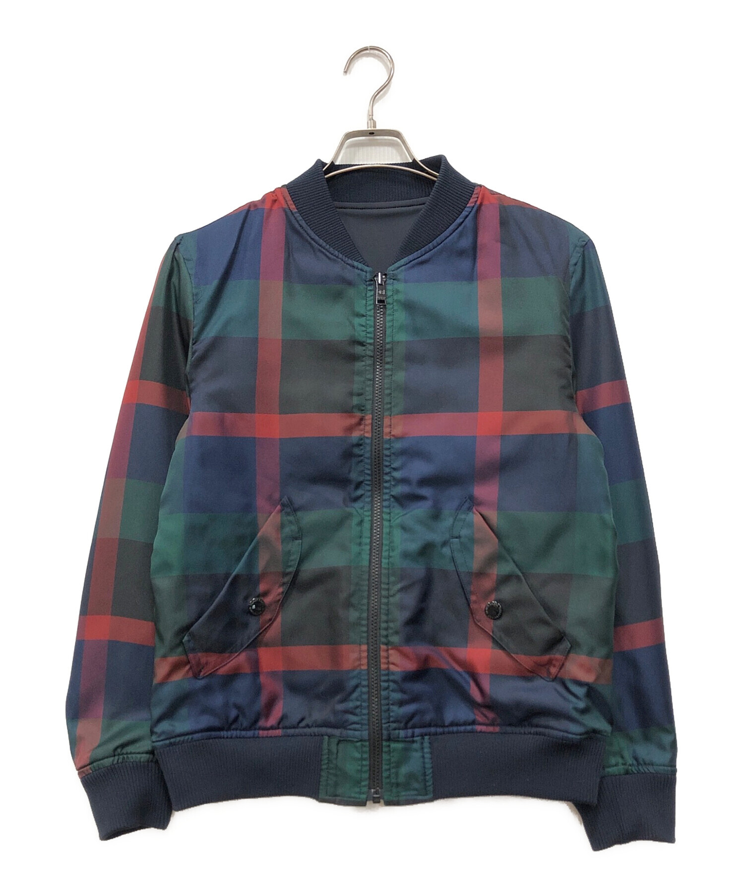 美品 BLACK LABEL CRESTBRIDGE リバーシブル ブルゾン 中古・古着通販】BLACK LABEL CRESTBRIDGE (ブラックレーベル クレスト