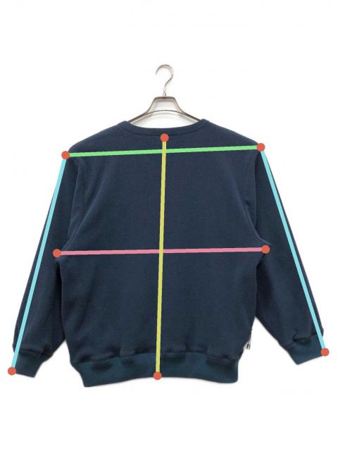 STABRIDGE ULTIMATE CREWNECK NAVY Lサイズ 中古・古着通販】STABRIDGE (スタブリッジ) ULTIMATE CREWNECK FLEECE