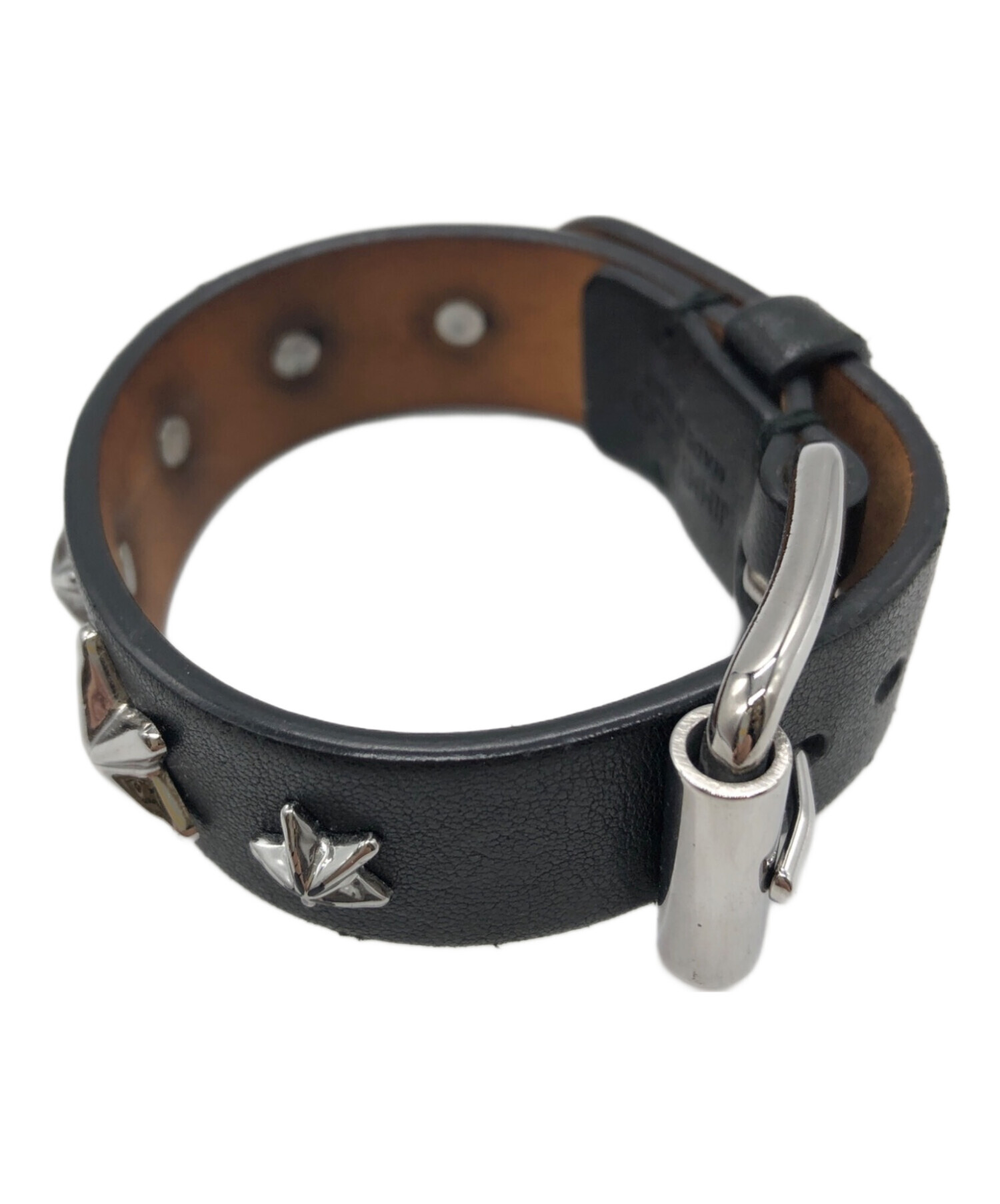 中古・古着通販】JIMMY CHOO (ジミーチュウ) スタッズレザー