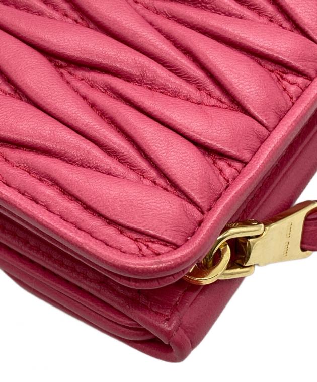 中古・古着通販】MIU MIU (ミュウミュウ) 3つ折り財布 ピンク サイズ