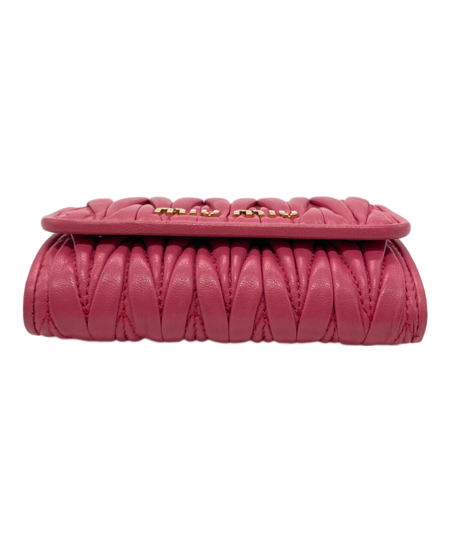 中古・古着通販】MIU MIU (ミュウミュウ) キーケース ピンク サイズ