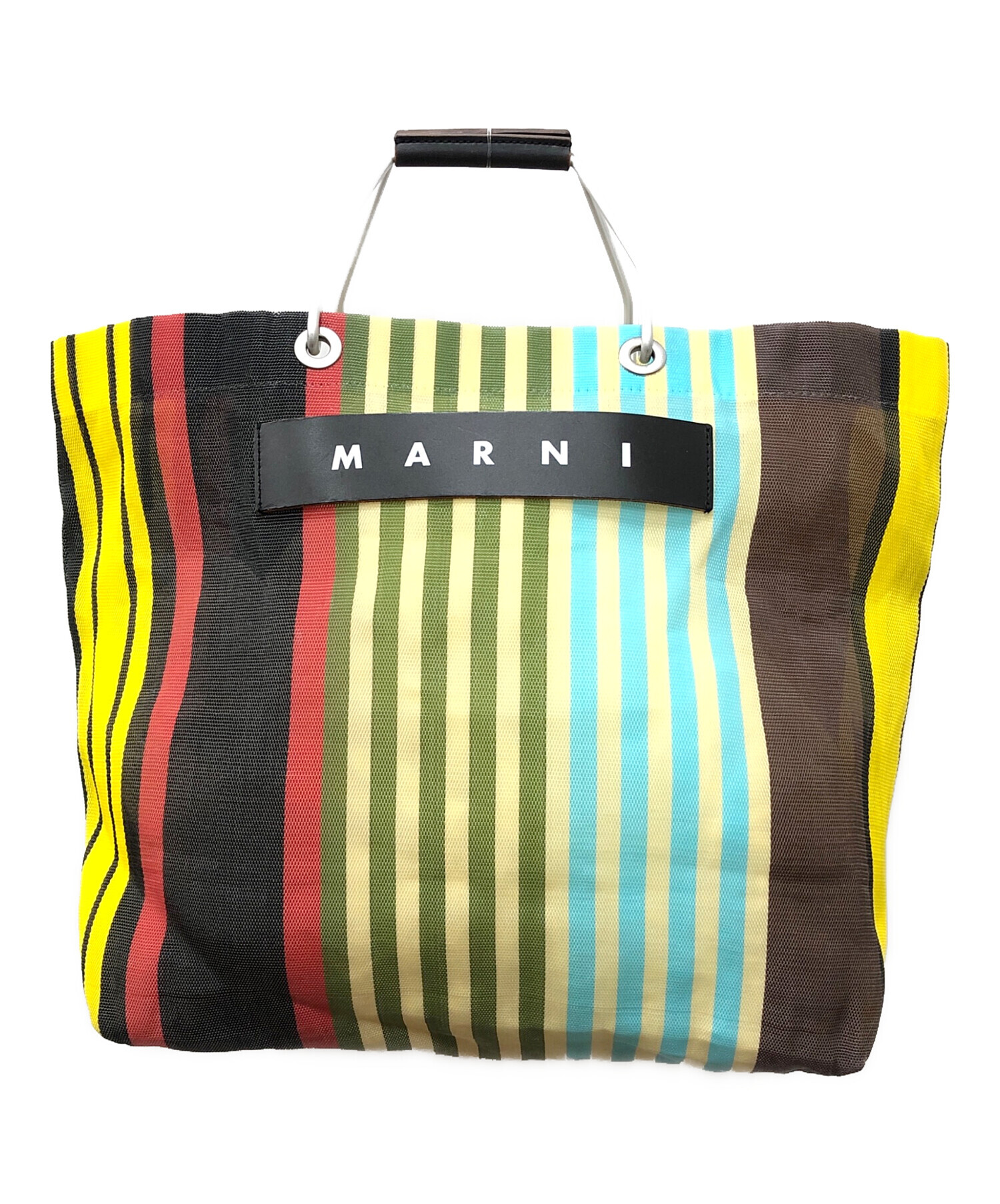 中古・古着通販】MARNI (マルニ) フラワーカフェ メッシュトートバッグ 