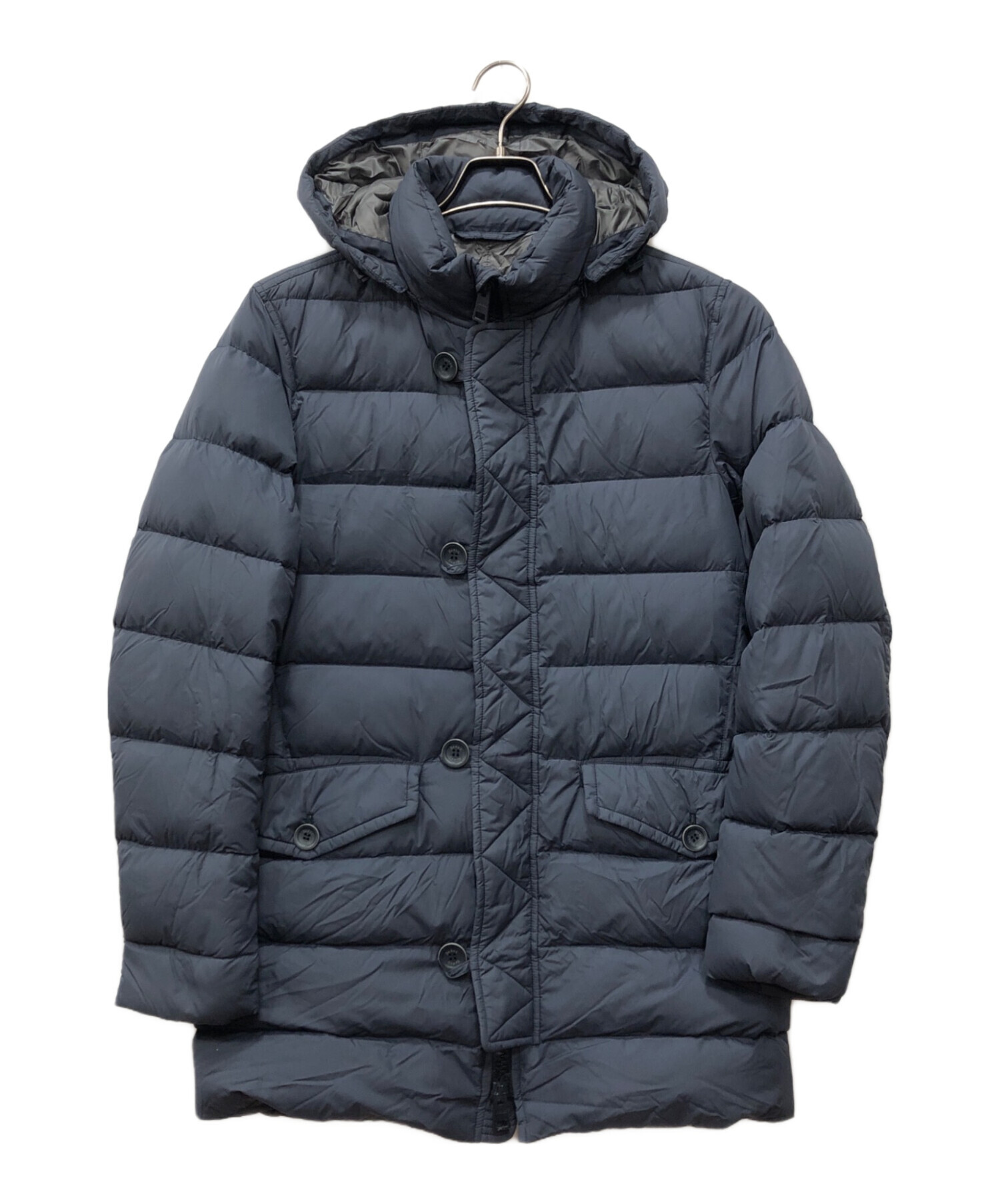中古・古着通販】HERNO (ヘルノ) ダウンコート ネイビー サイズ:M 
