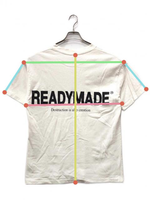 READYMADE Tシャツ 中古・古着通販】READYMADE (レディメイド) SS T-SHIRT SMILE ホワイト