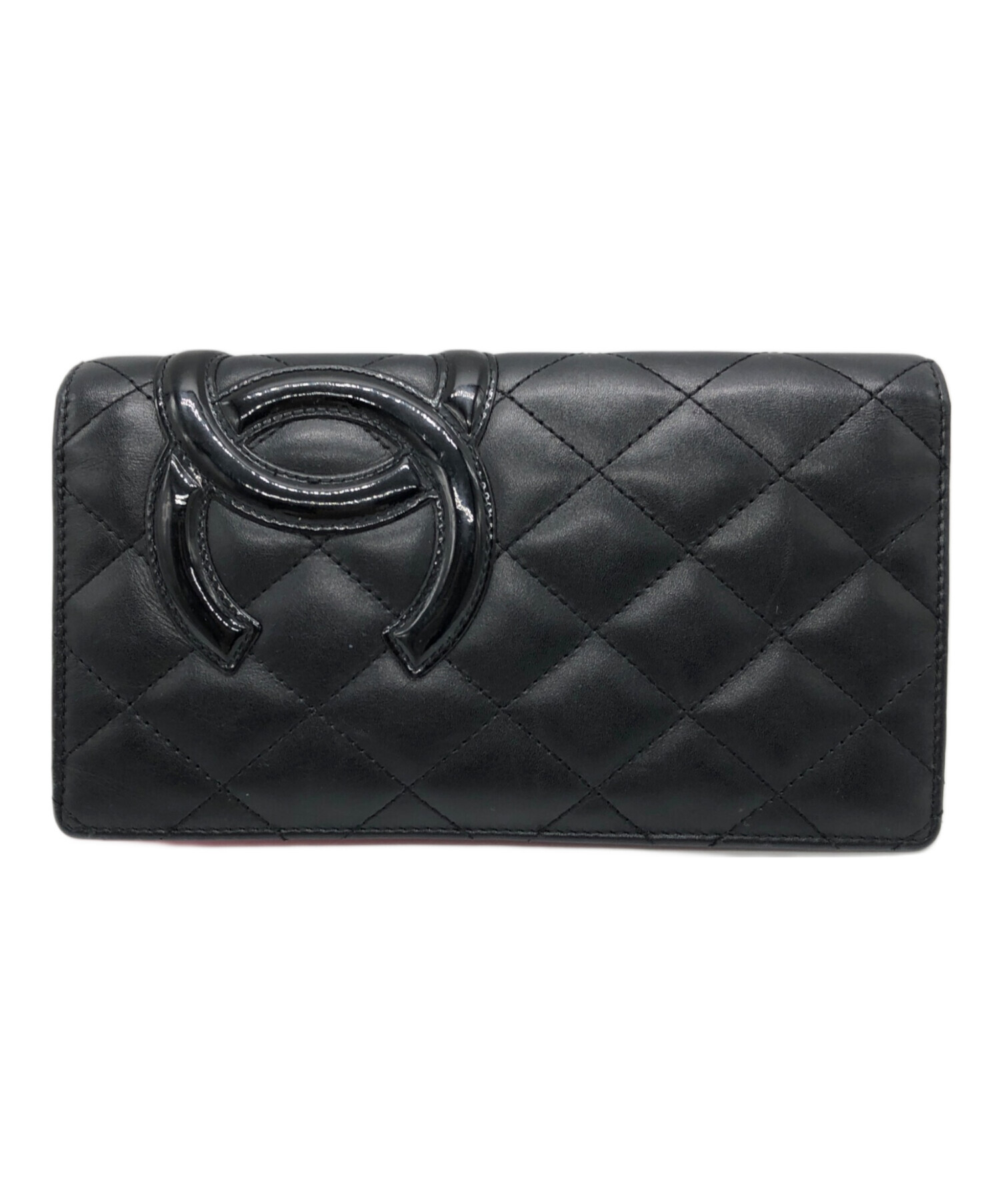 CHANEL シャネル 長財布 カンボンライン ココマーク ラムスキン 11番台