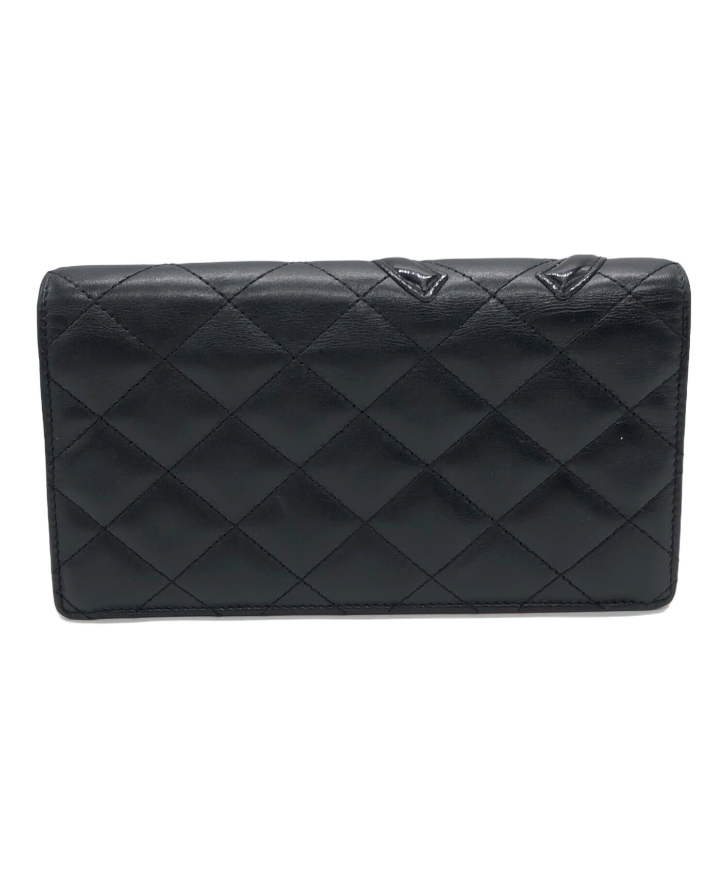 中古・古着通販】CHANEL (シャネル) カンボンラインココマーク長財布 