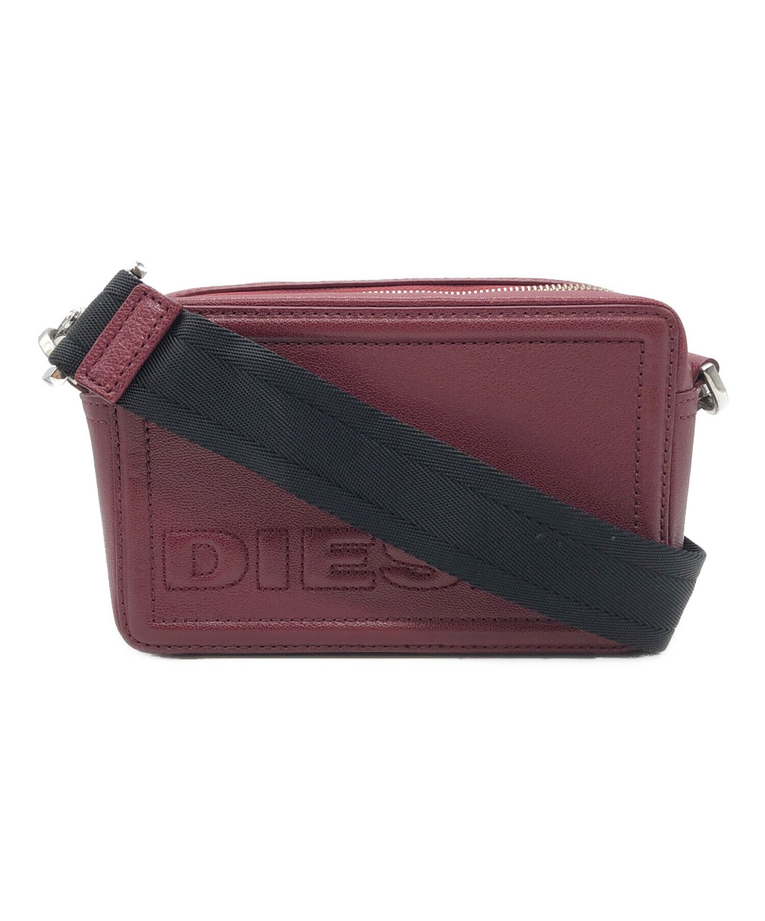 中古・古着通販】DIESEL (ディーゼル) ショルダーバッグ ボルドー 