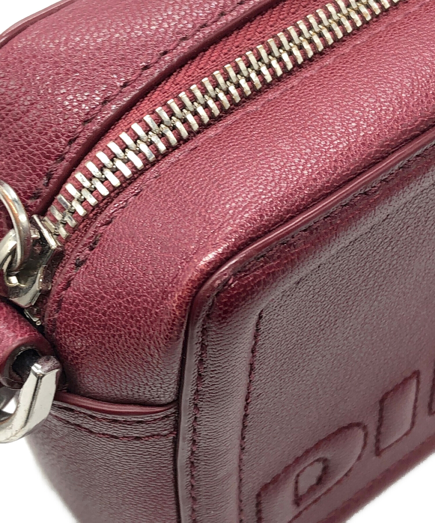 中古・古着通販】DIESEL (ディーゼル) ショルダーバッグ ボルドー