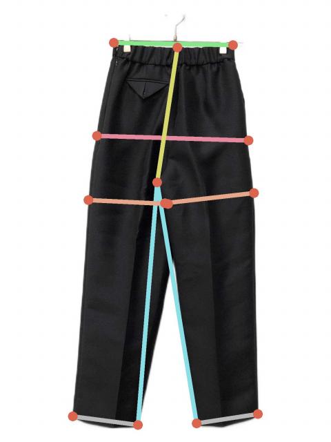 中古・古着通販】yori shirocon (ヨリ シロコン) シルキードレスパンツ