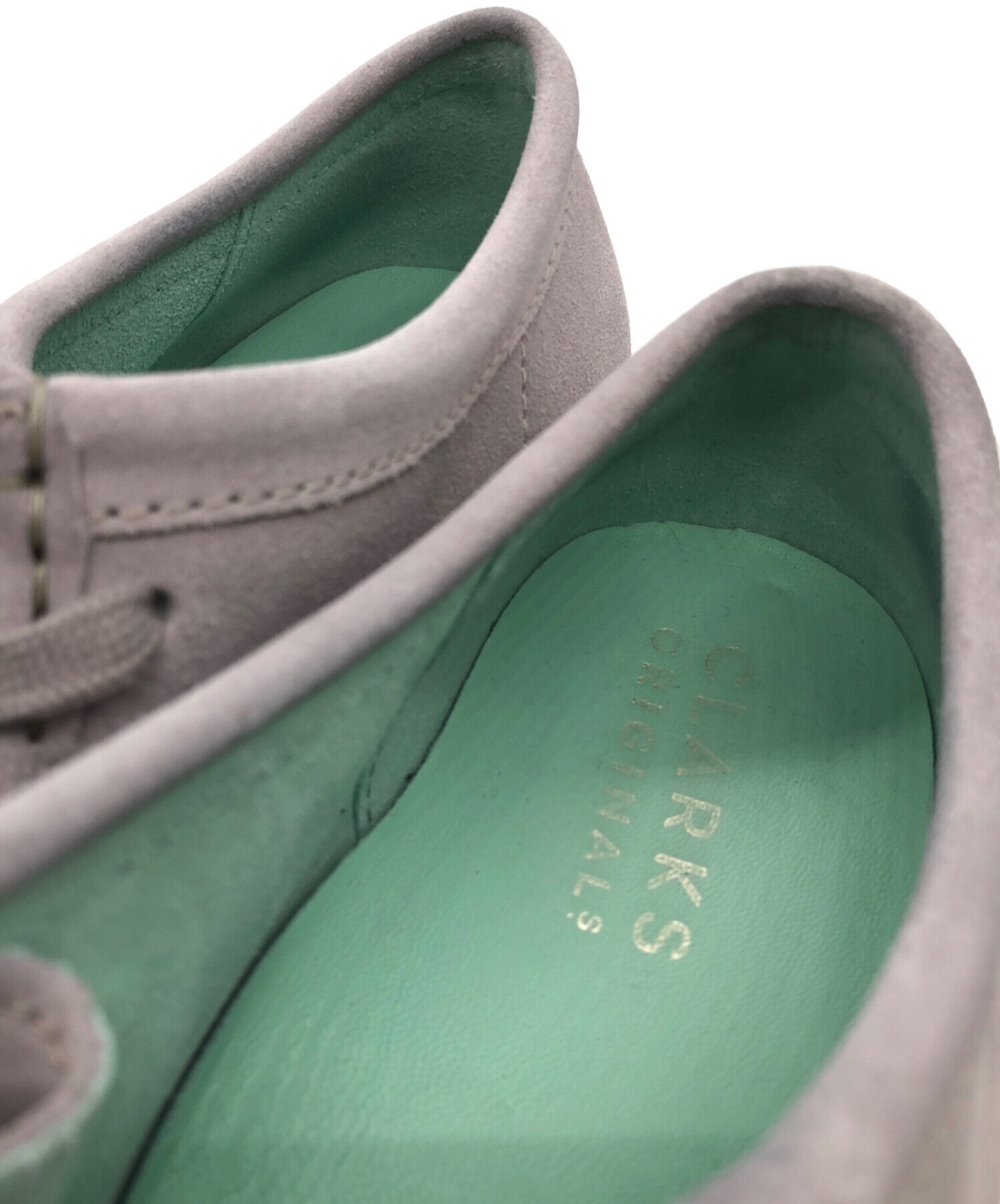 中古・古着通販】CLARKS (クラークス) ワラビーシューズ グレー サイズ