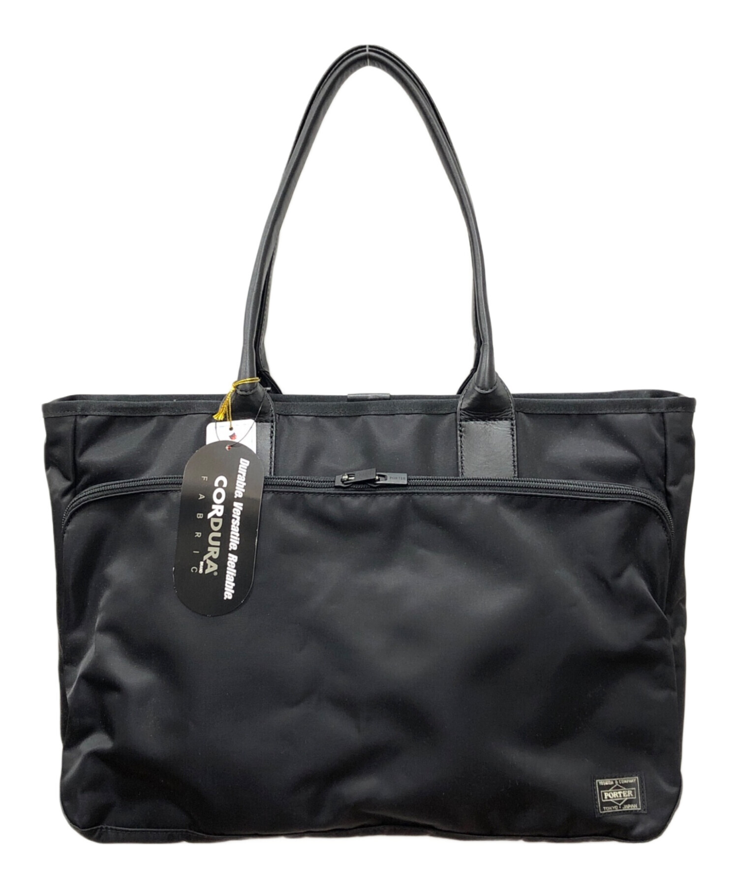 中古・古着通販】PORTER (ポーター) タイムトートバッグ ブラック 未 
