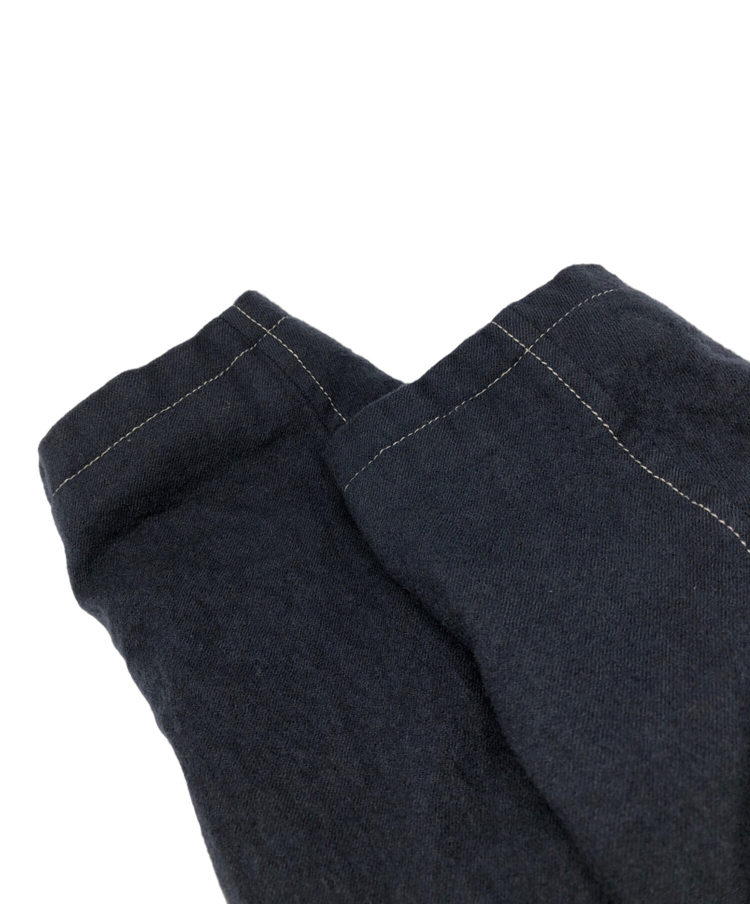 中古・古着通販】KHOKI (コッキ) washed wool coat ネイビー サイズ:M