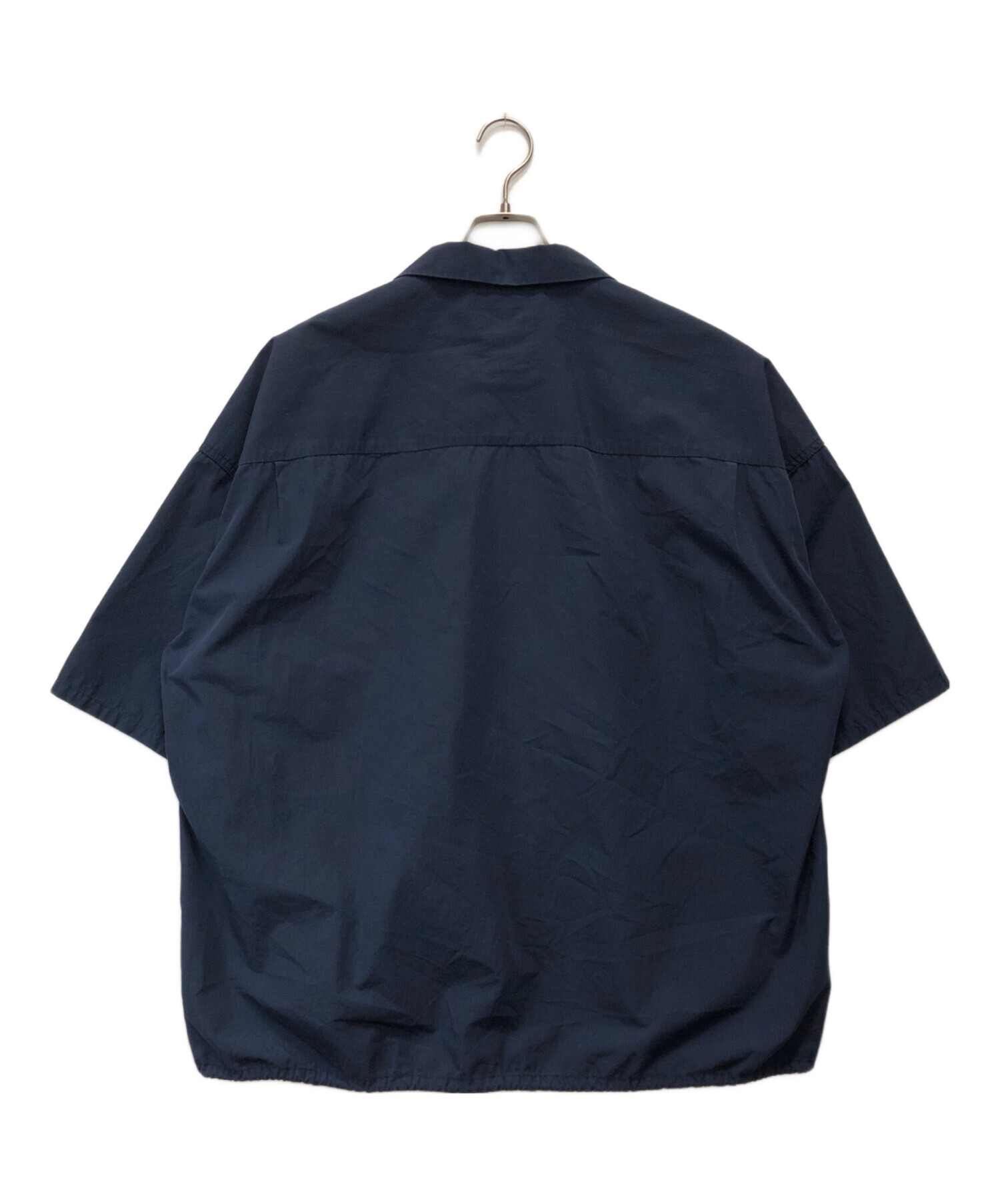 中古・古着通販】nanamica (ナナミカ) Open Collar S/S Shirt ネイビー