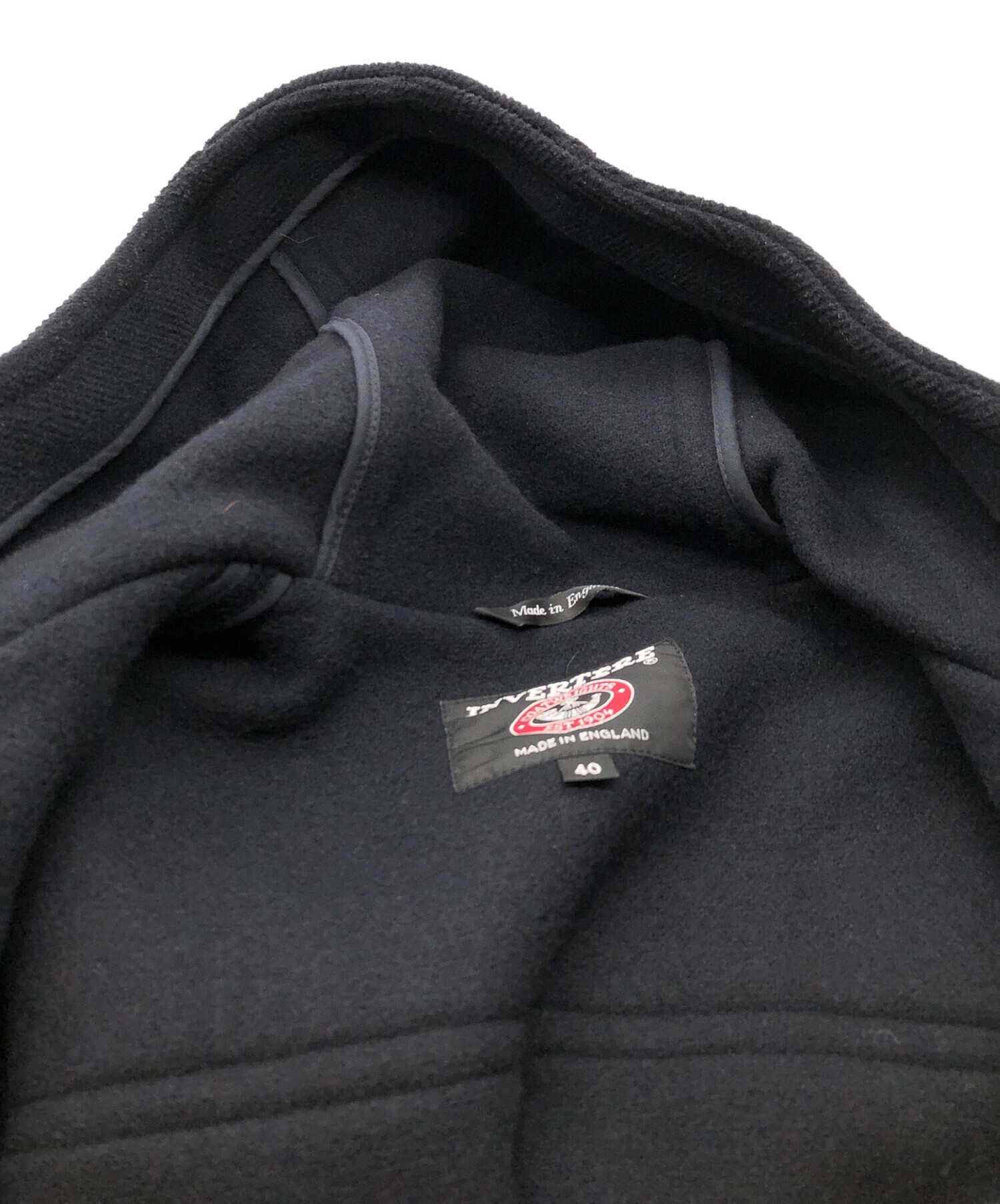 中古・古着通販】INVERTERE (インバーティア) ダッフルコート ネイビー