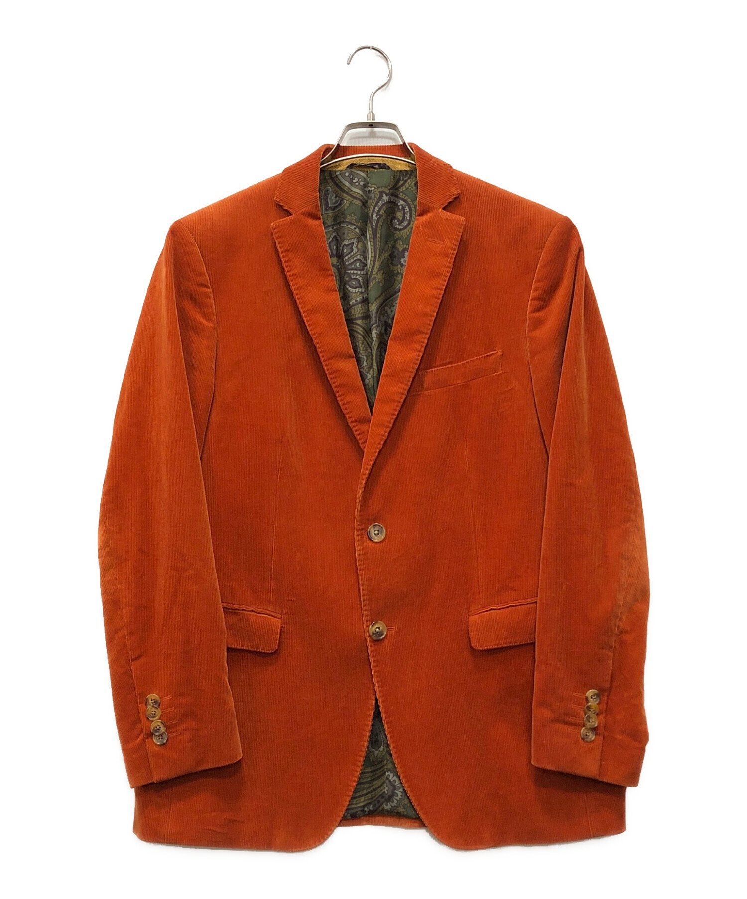 中古・古着通販】ETRO (エトロ) コーデュロイジャケット オレンジ 