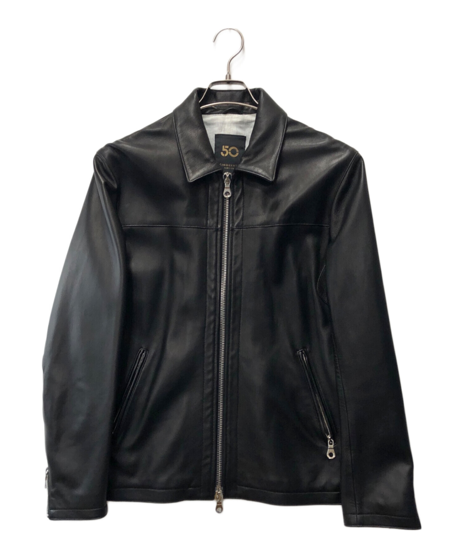 CINQUANTA(チンクアンタ) / ラムナッパレザー ボンバージャケット 倉吉