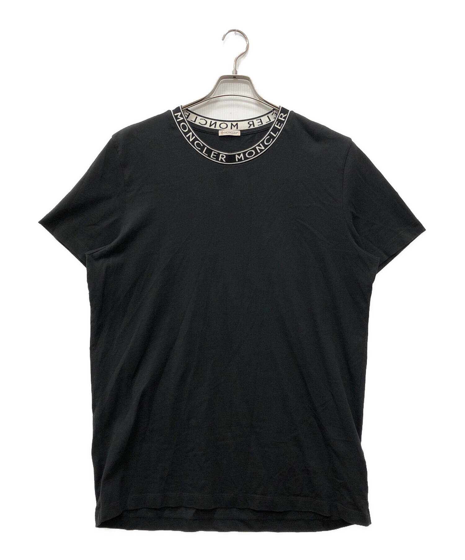 中古・古着通販】MONCLER (モンクレール) SS TSHIRT ブラック サイズ 