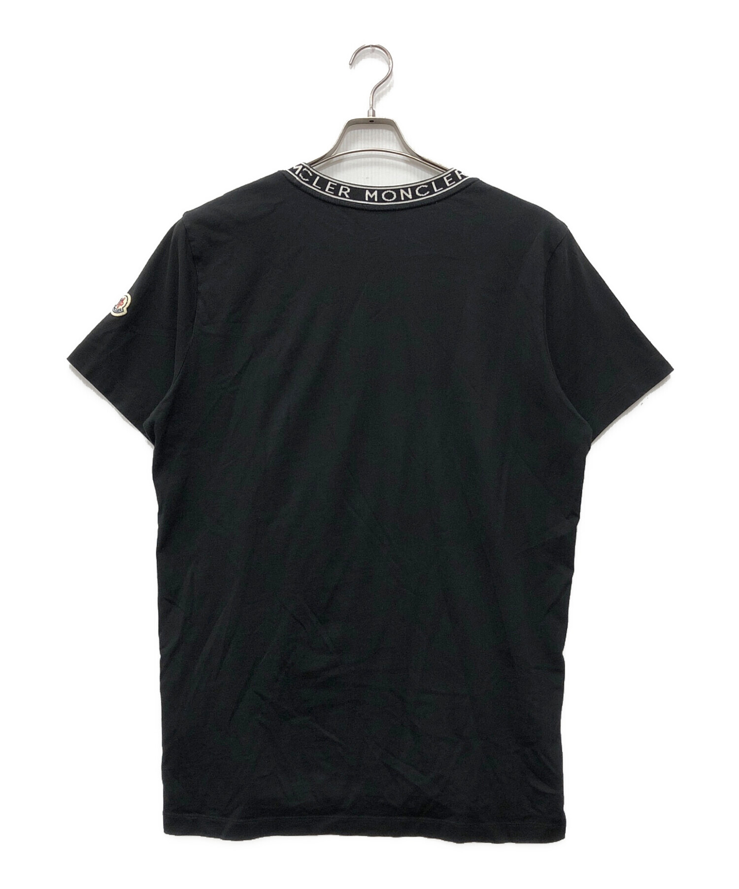 中古・古着通販】MONCLER (モンクレール) SS TSHIRT ブラック サイズ 