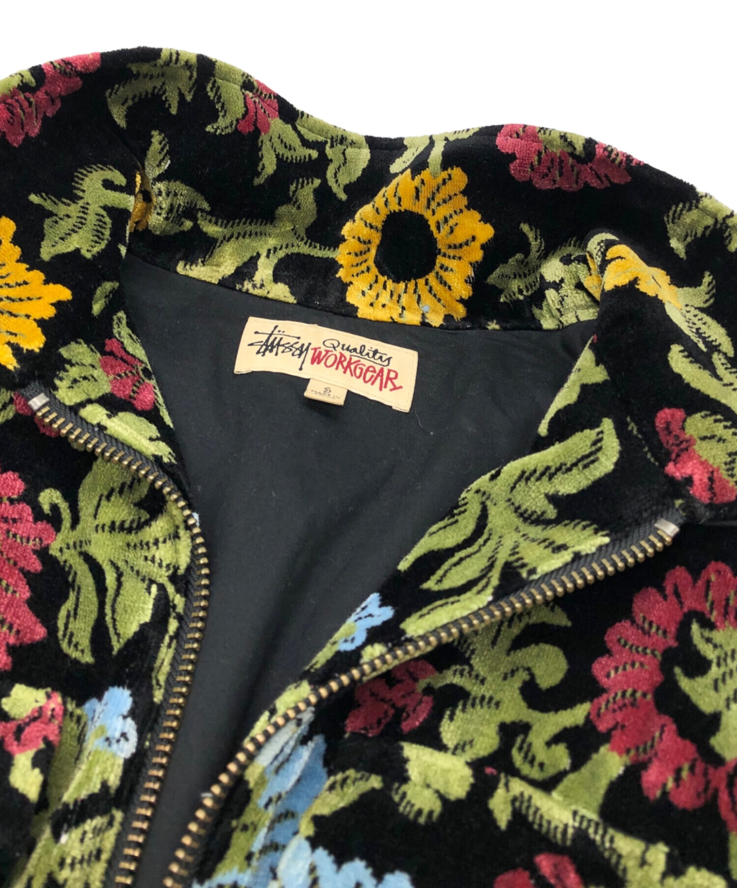 中古・古着通販】stussy (ステューシー) FLORAL JACQUARD JACKET