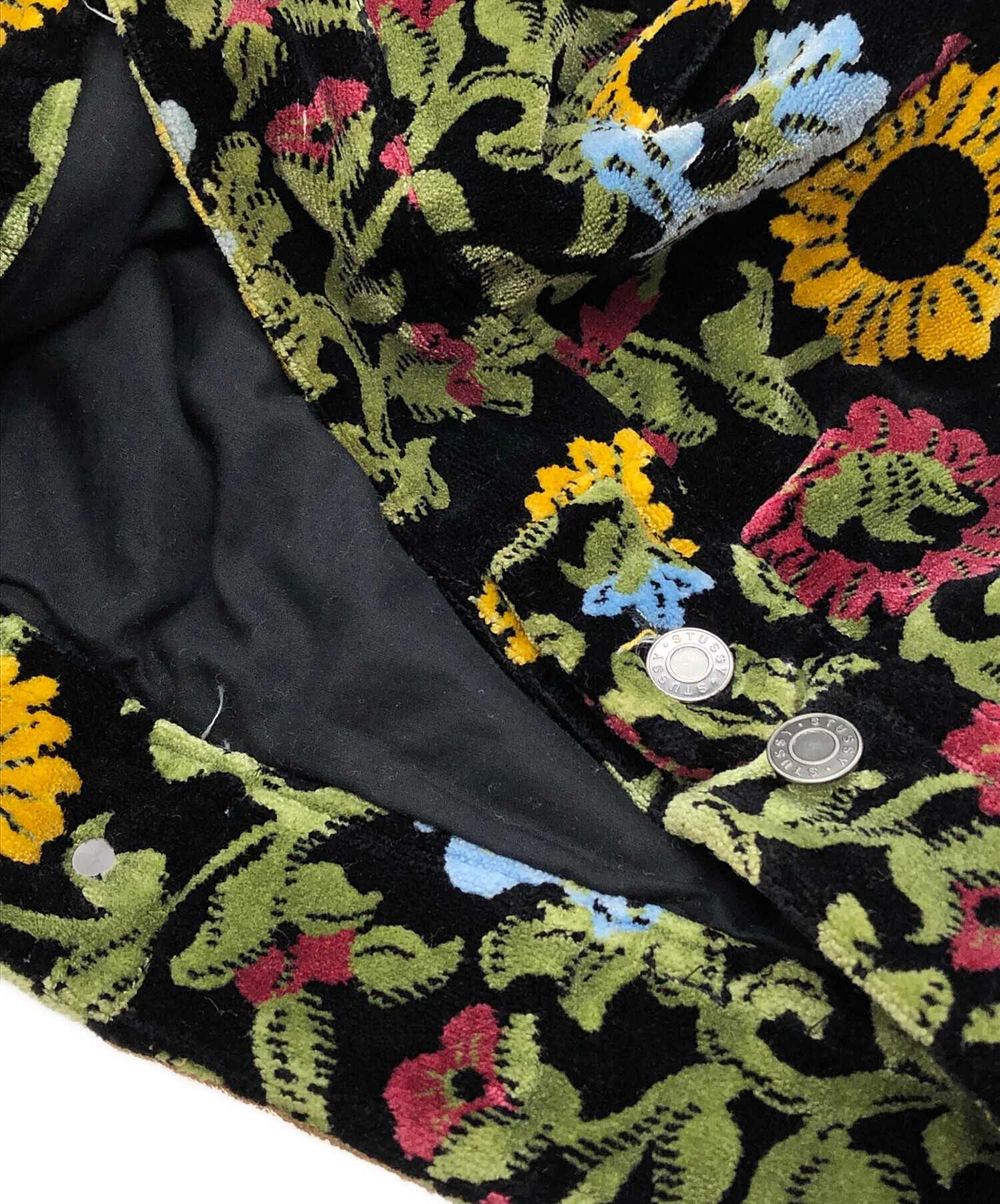 中古・古着通販】stussy (ステューシー) FLORAL JACQUARD JACKET