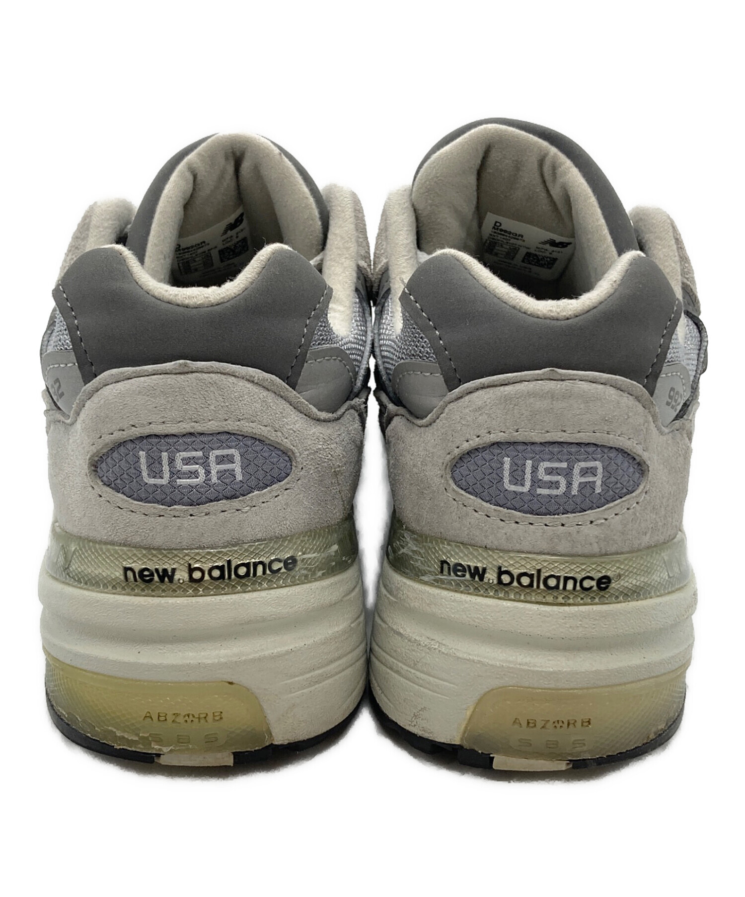 中古・古着通販】NEW BALANCE (ニューバランス) M992GR グレー サイズ 