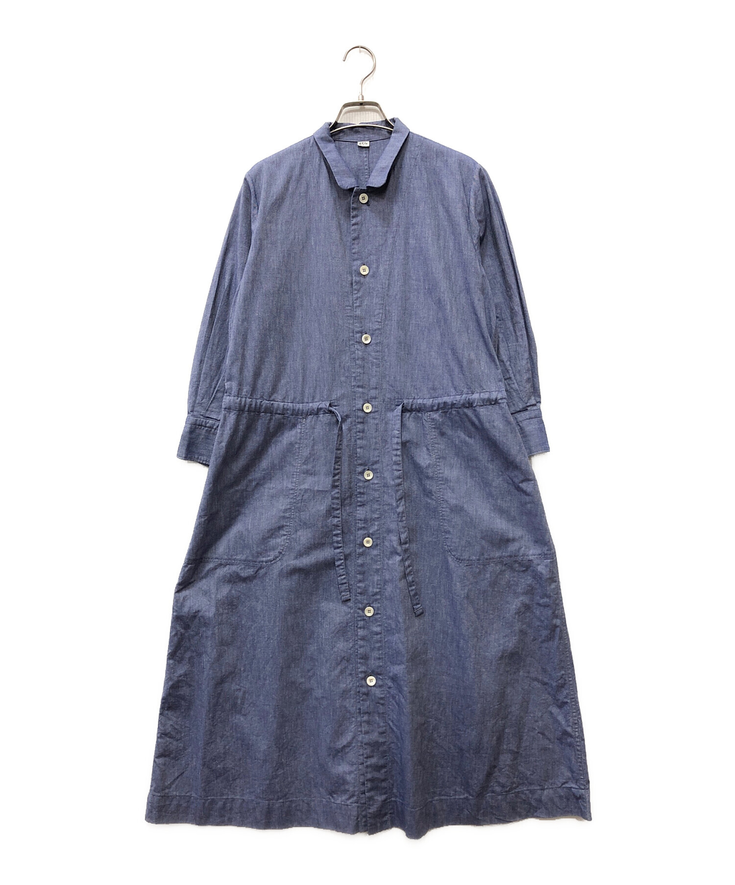 45R ワンピース 45R カーキグレーシャツワンピース 45R 45R カーキ