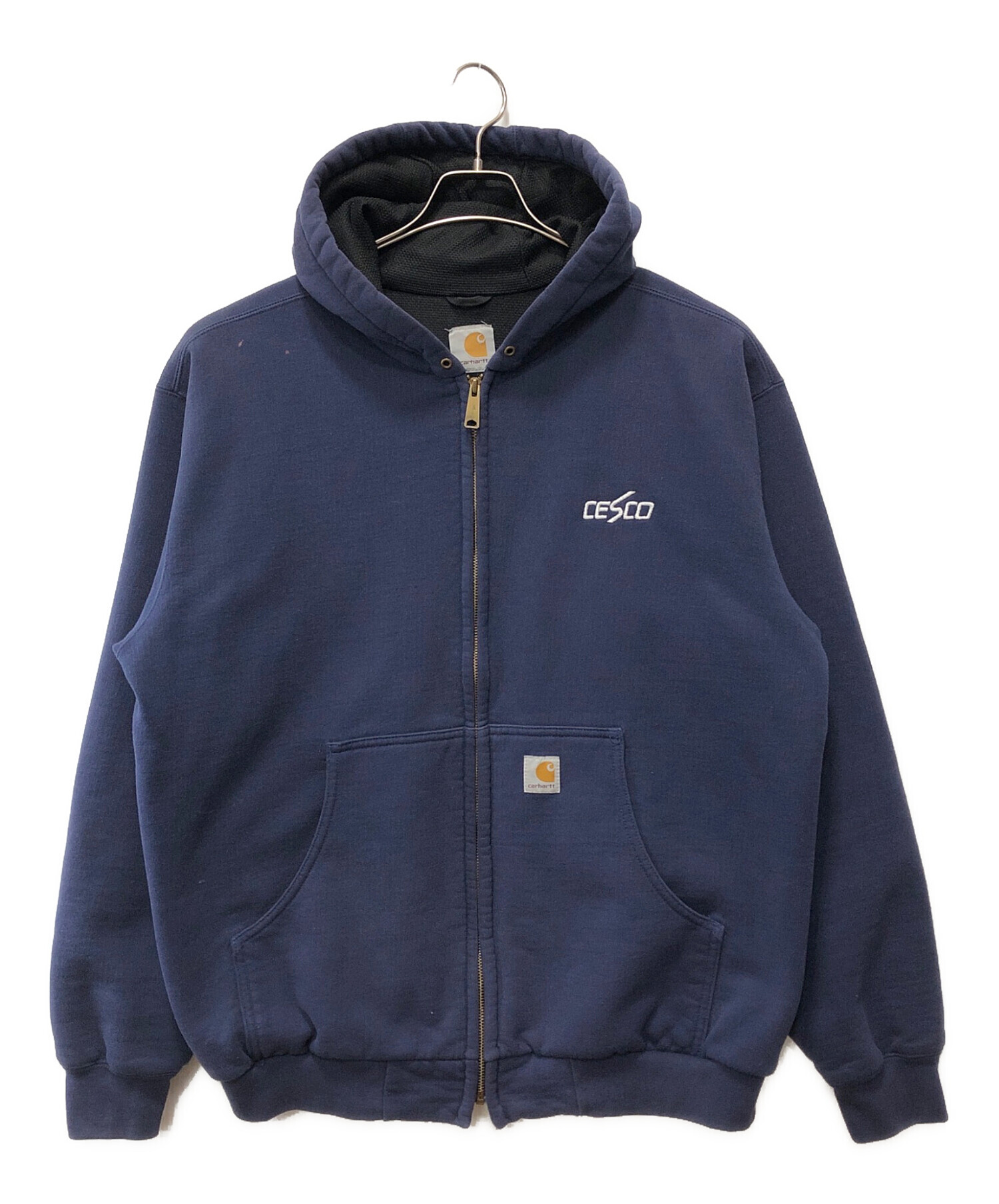 中古・古着通販】CarHartt (カーハート) ジップパーカー ネイビー 