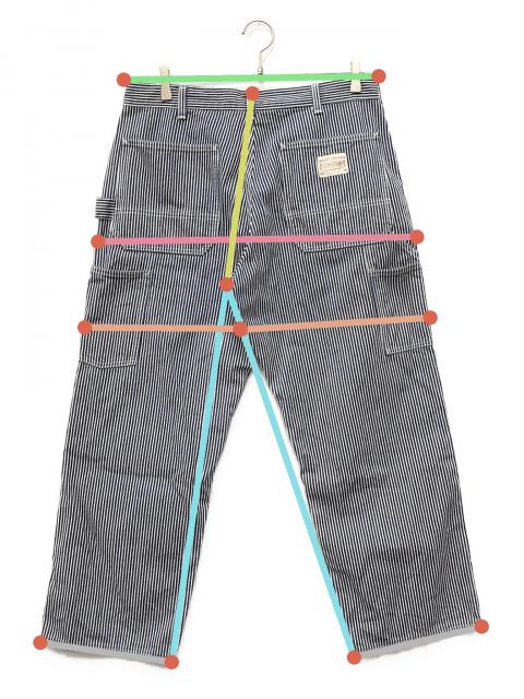 中古・古着通販】BONCOURA (ボンクラ) ヒッコリーペインターパンツ
