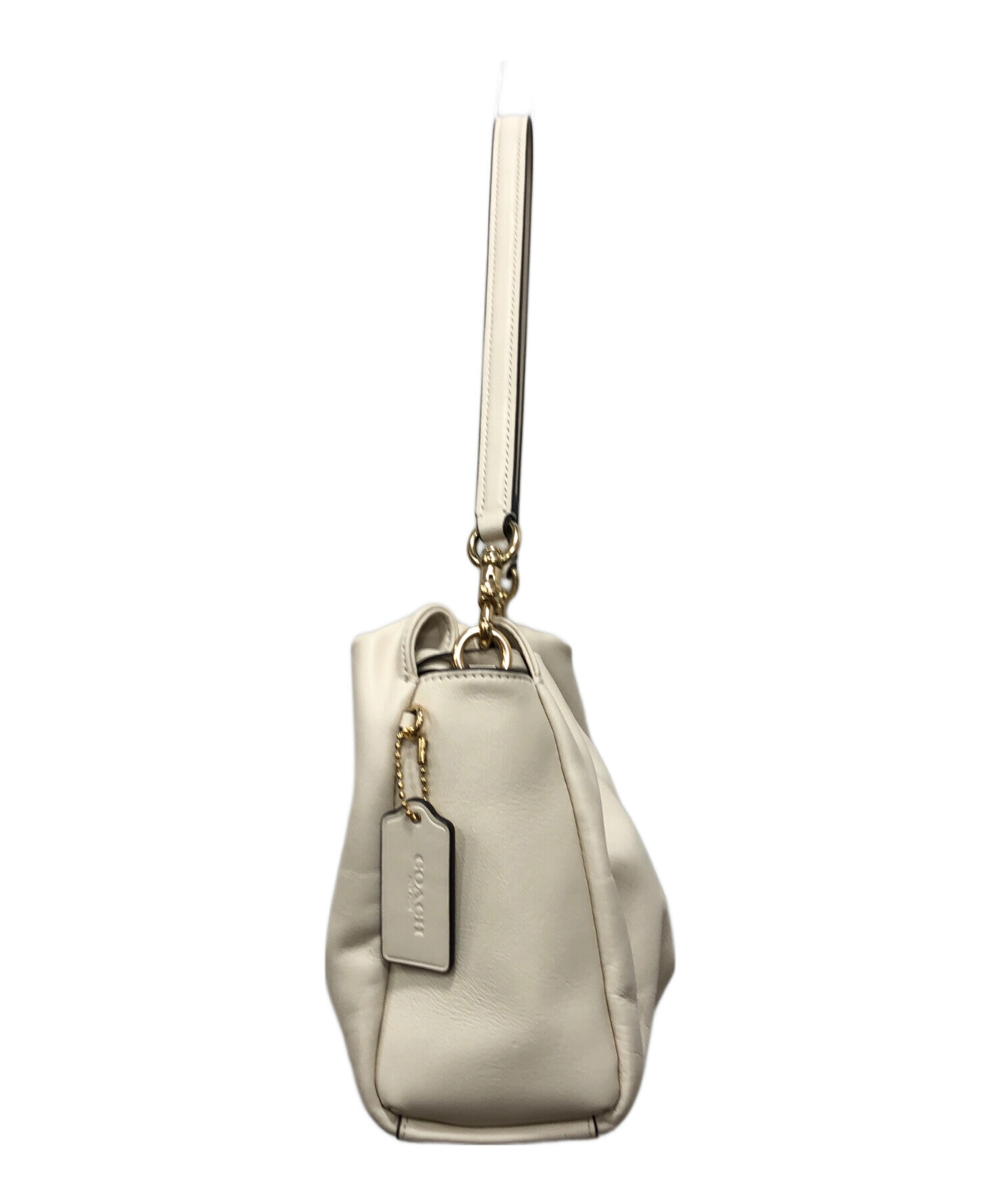 中古・古着通販】COACH (コーチ) ショルダーバッグ オフホワイト 
