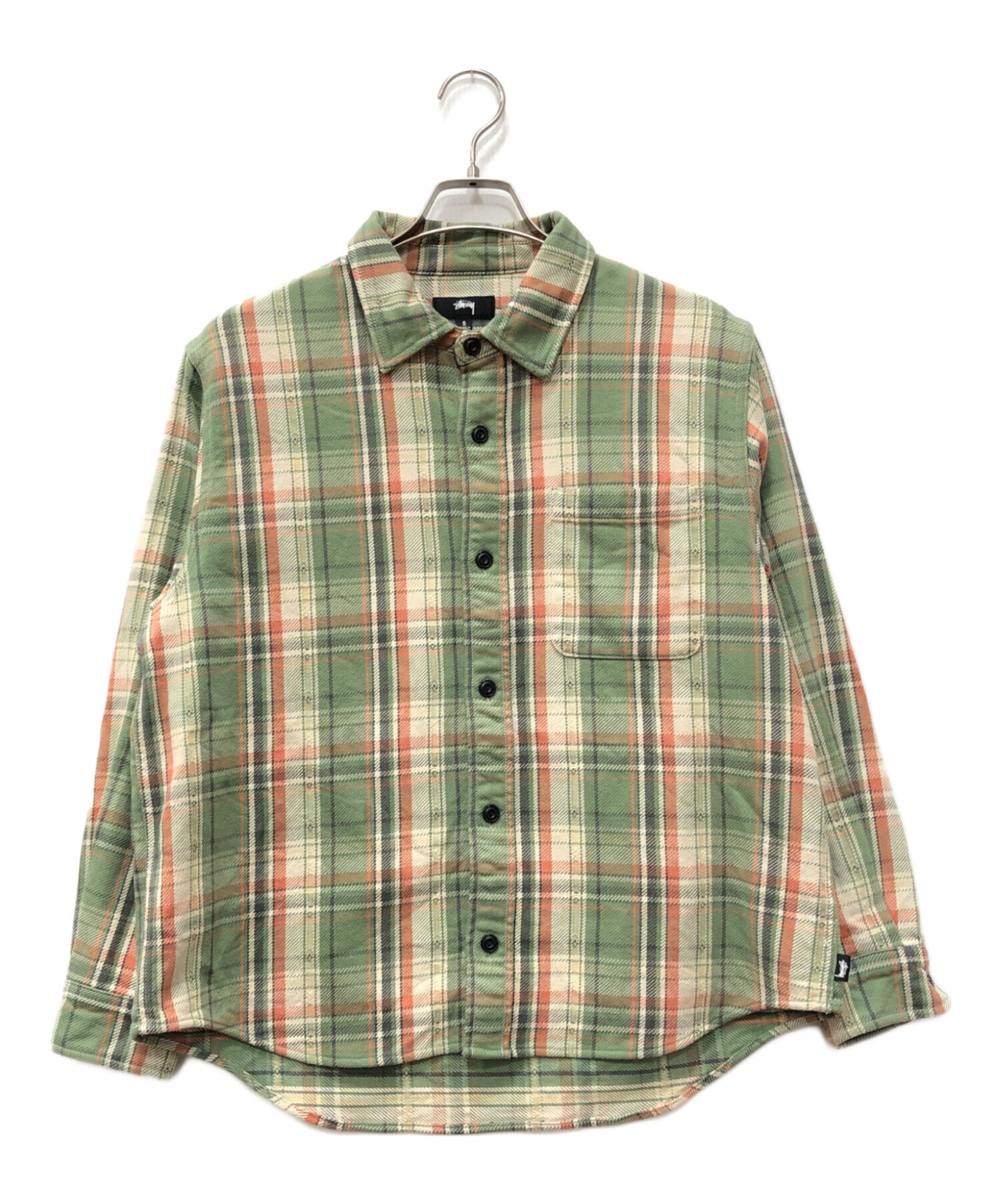トップス STUSSY DAN WASHED COTTON PLAID SHIRT トップス STUSSY DAN WASHED COTTON PLAID SHIRT 国内発送 送料