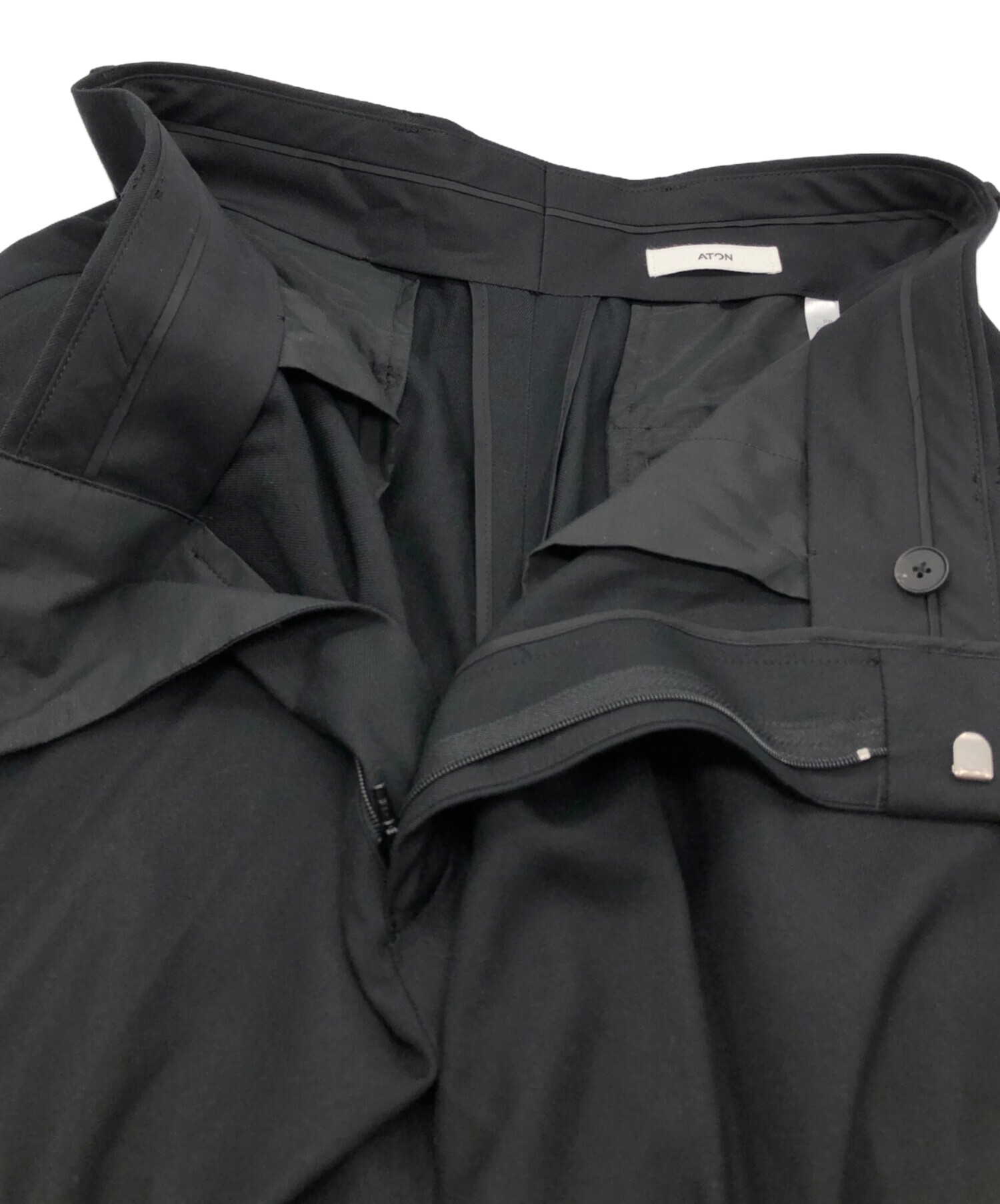 中古・古着通販】ATON (エイトン) NIDOM SILK STANDARD PANTS