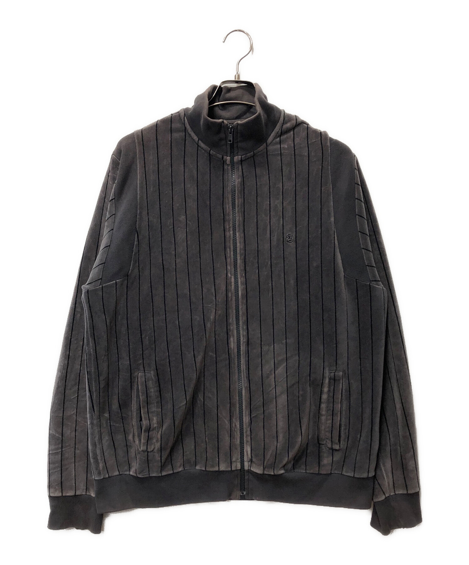 中古・古着通販】stussy (ステューシー) ストライプトラックジャケット 