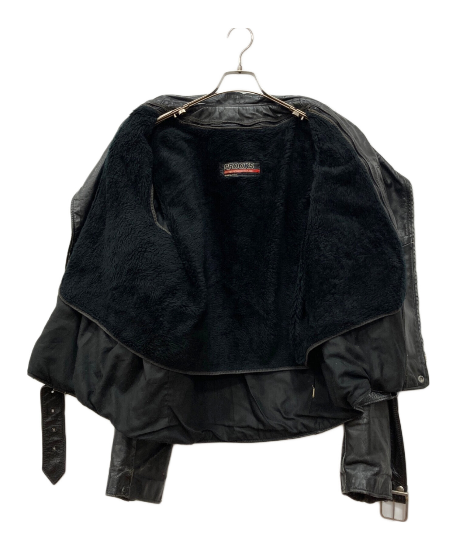 中古・古着通販】BROOKS (ブルックス) 80'sダブルレザージャケット