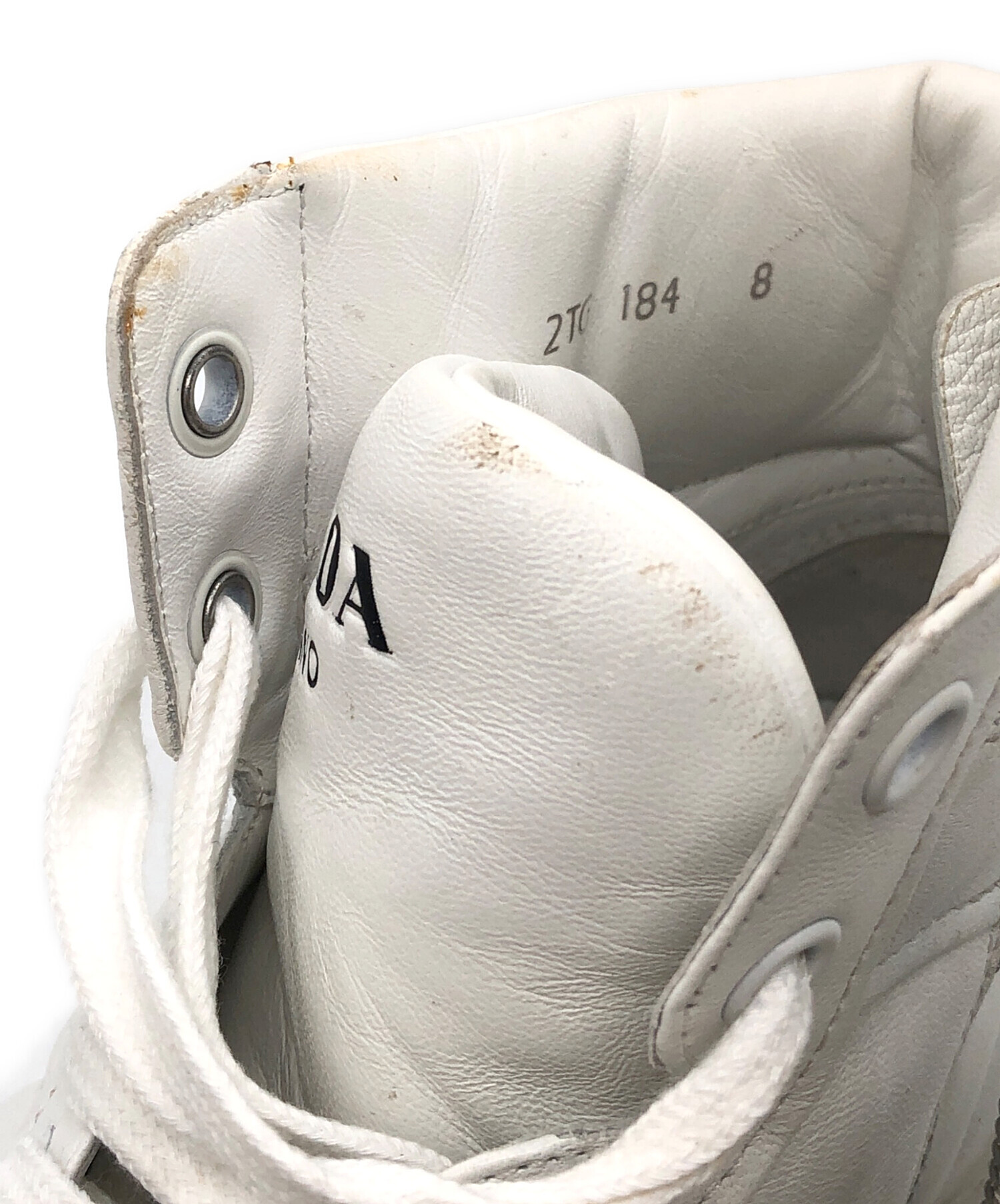 中古・古着通販】PRADA (プラダ) サイドジップハイカット