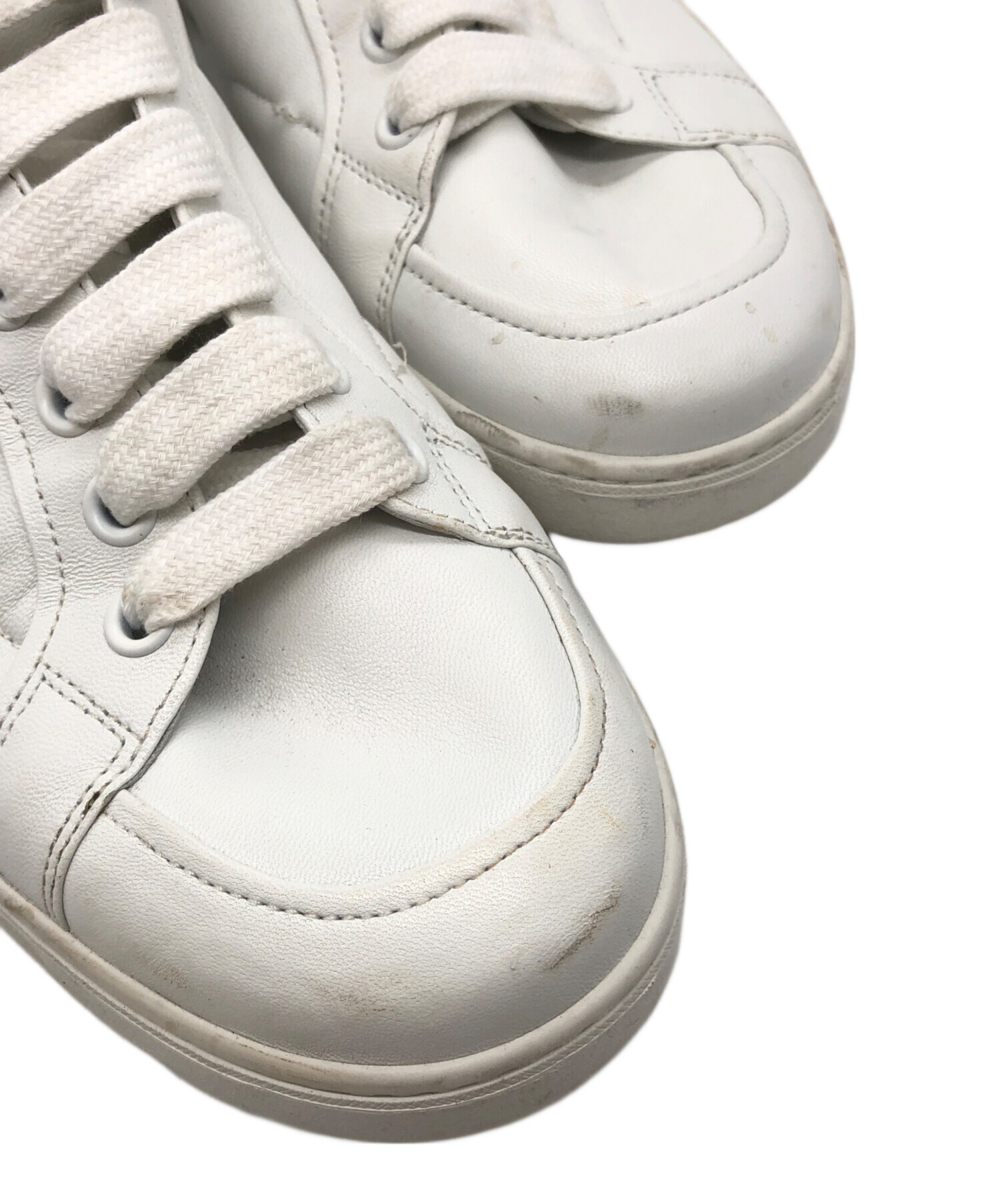 中古・古着通販】PRADA (プラダ) サイドジップハイカットスニーカー